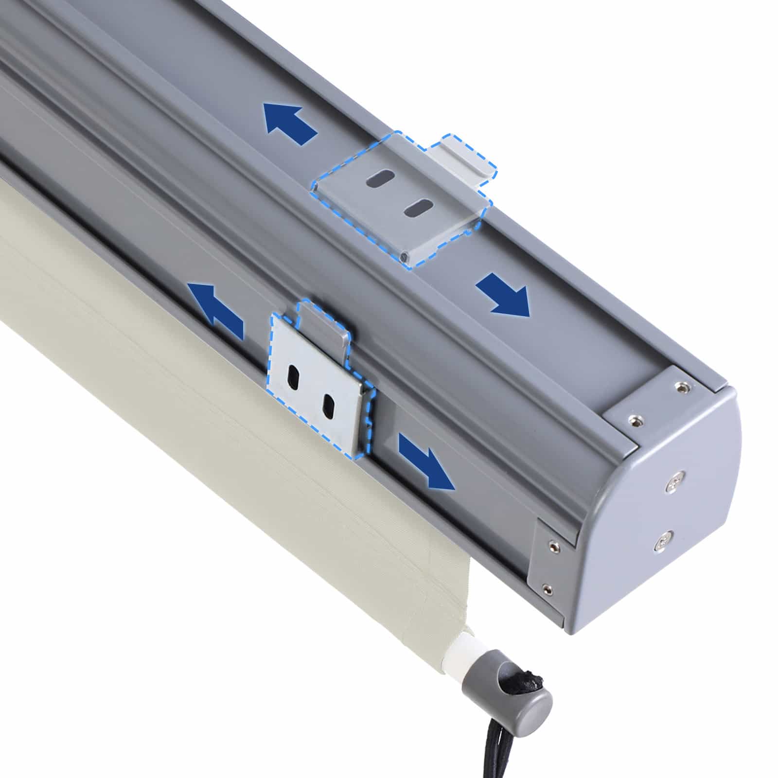 Senkrechtmarkise 1,6 x 2,5 m Beige-GSA165BE Senkrechtmarkise 1,6 x 2,5 m Beige-GSA165BE