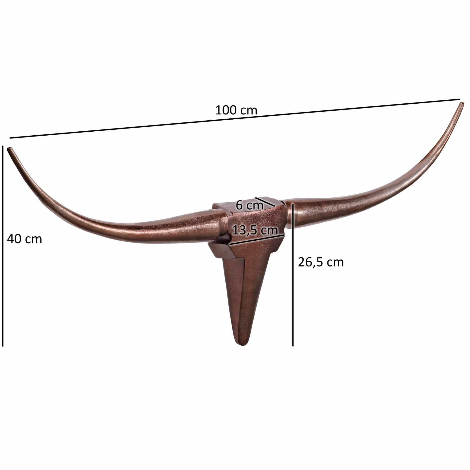 36354-Wohnling-Wanddekoration-Geweih-Bull-M-100-cm-Aluminium-bronze-Hoerner-Deko-Hoerner-Hirschgeweih-Bullengeweih-Wandgeweih-Wanddekoration-Wanddeko-WL1-394-WL1-394_2 Deko Geweih Bull M WL1.394 Bronze 100 cm Aluminium Design Hörner
