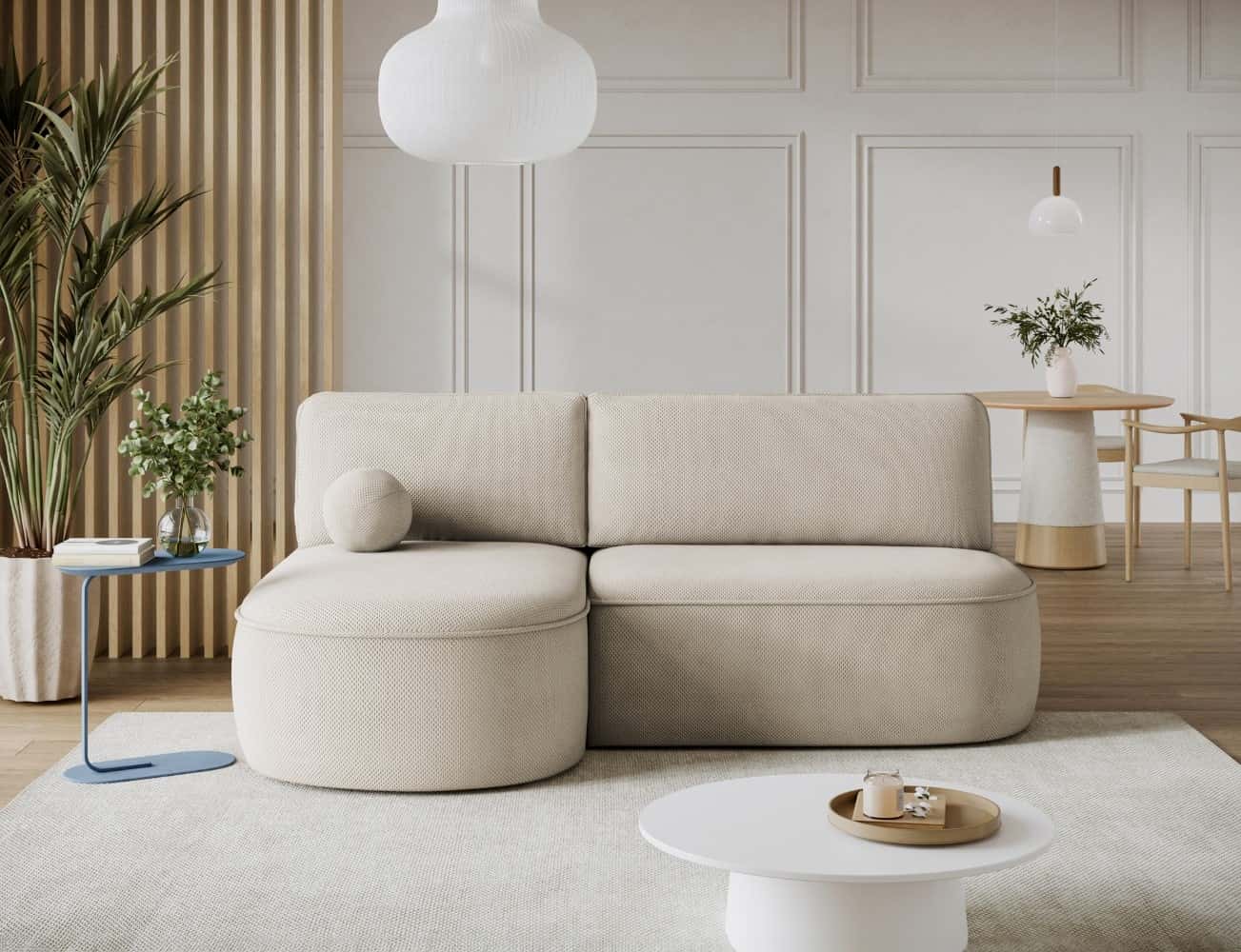 Ecksofa Livosa mit Schlaffunktion & Bettkasten | Eltap | Calmora