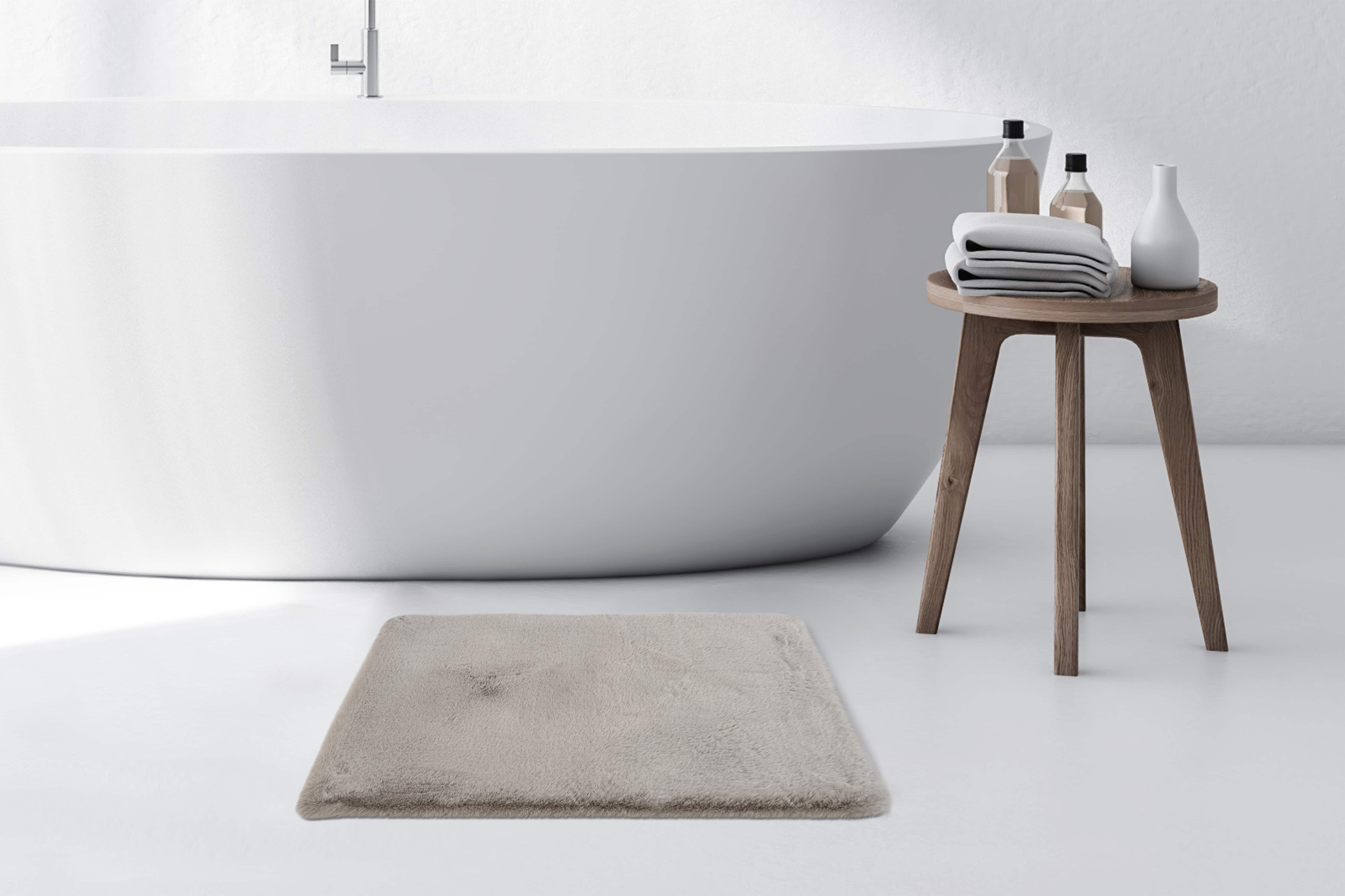 Badematte Rabbit 325 Hellgrau Ø 100cm RUND Badematte Rabbit 325 Hellgrau Ø 100cm RUND