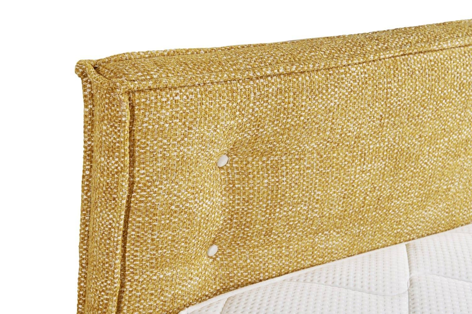 ED Exciting Design Boxbett Vanya 180x200 Curry | Bettkasten | Mikrofaser Silencio 