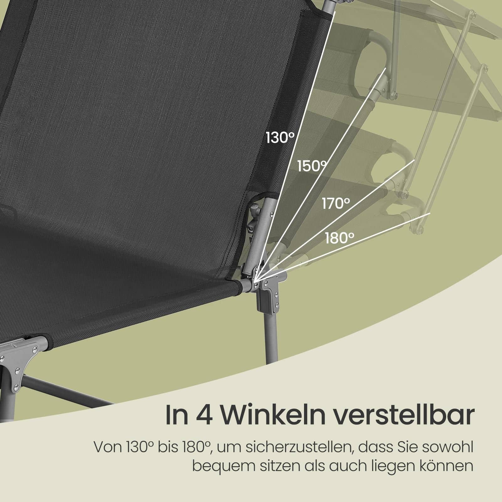 Große Sonnenliege, klappbarer Liegestuhl, 71 x 200 x 38 cm Große Sonnenliege, klappbarer Liegestuhl, 71 x 200 x 38 cm