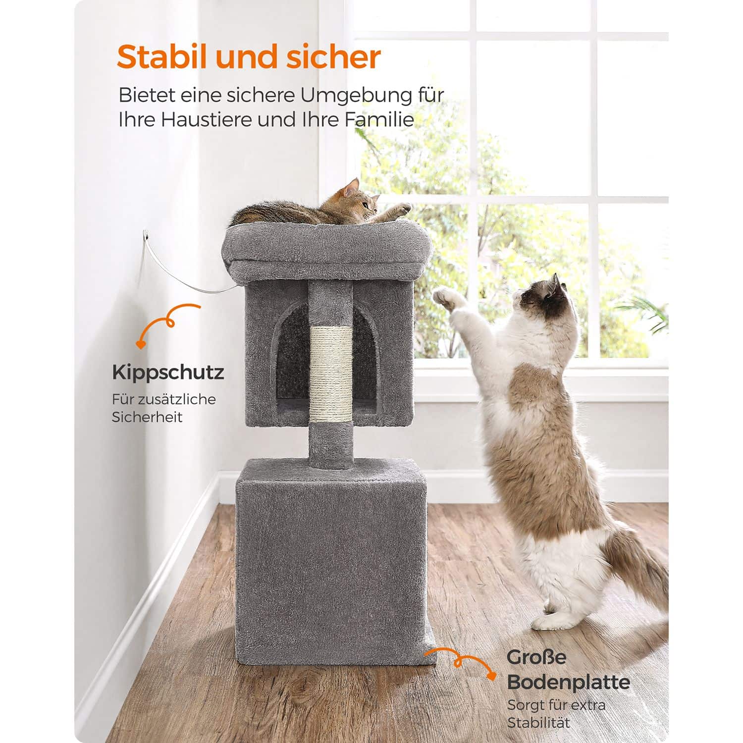 Katzenhaus für mittelgroße Katzen-PCT612W01 Katzenhaus für mittelgroße Katzen-PCT612W01