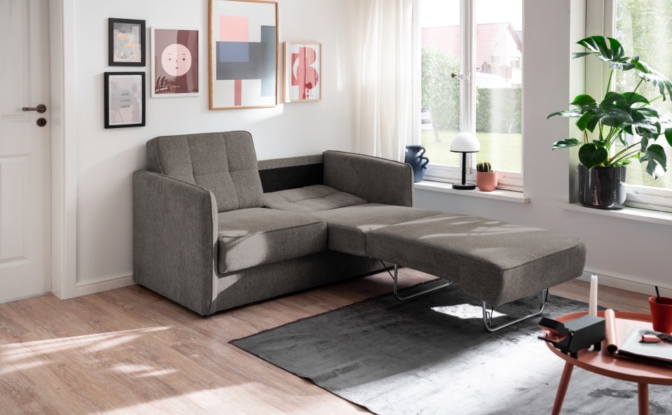 Benformato_Milano_2F_9754-4 Benformato Milano in Grau-Braun: Elegantes Sofa mit hochwertiger Mikrofaser