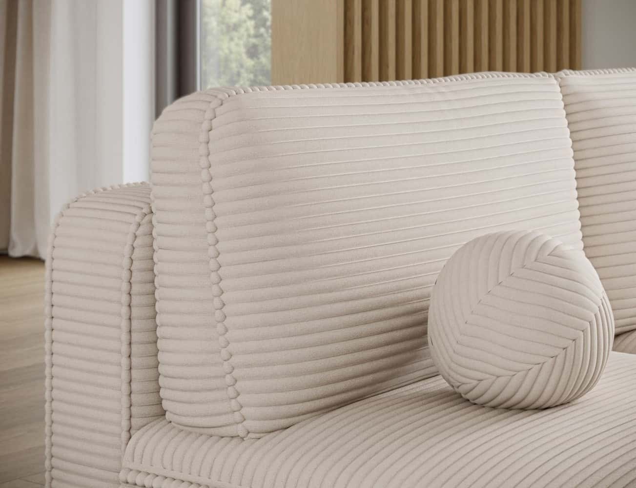 Ecksofa Livosa Cord Jarell mit Schlaffunktion | Eltap | Jarell Ecksofa Livosa Cord Jarell mit Schlaffunktion | Eltap | Jarell