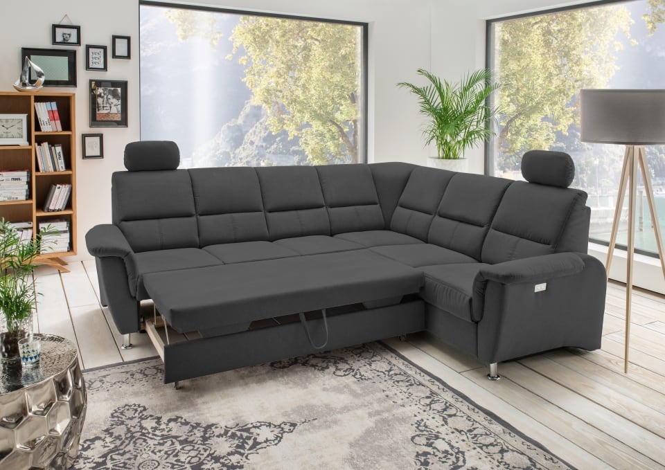 Ecksofa Parole von Benformato: Multifunktionaler Luxus mit Schlaffunktion und Relaxfunktion für Ihr Zuhause  Ecksofa Parole von Benformato: Multifunktionaler Luxus mit Schlaffunktion und Relaxfunktion für Ihr Zuhause
