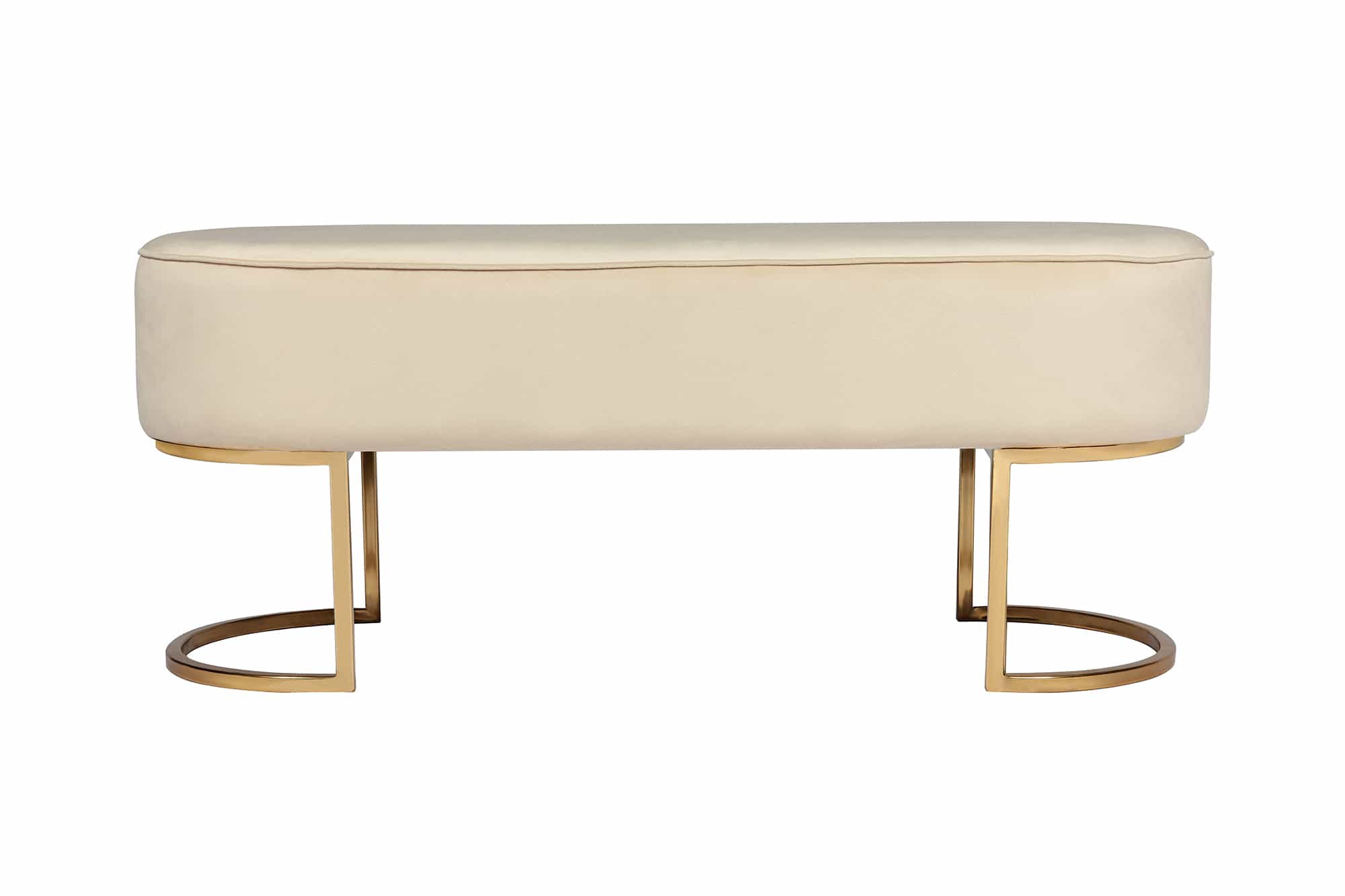 Sitzbank Athea 225 Taupe / Gold Sitzbank Athea 225 Taupe / Gold