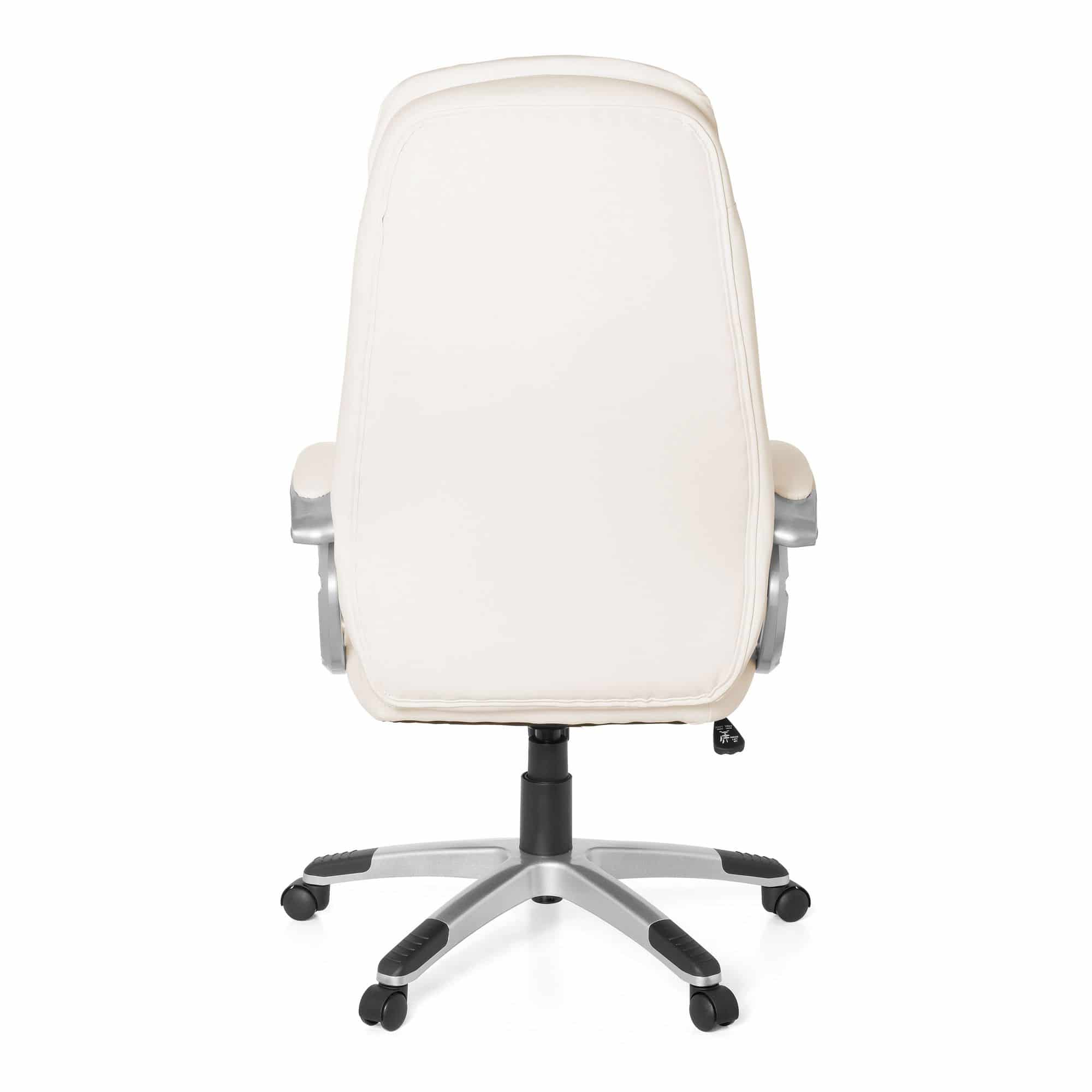 Design Bürostuhl Creme 120kg Schreibtischstuhl Kunstleder Modern Design Bürostuhl Creme 120kg Schreibtischstuhl Kunstleder Modern