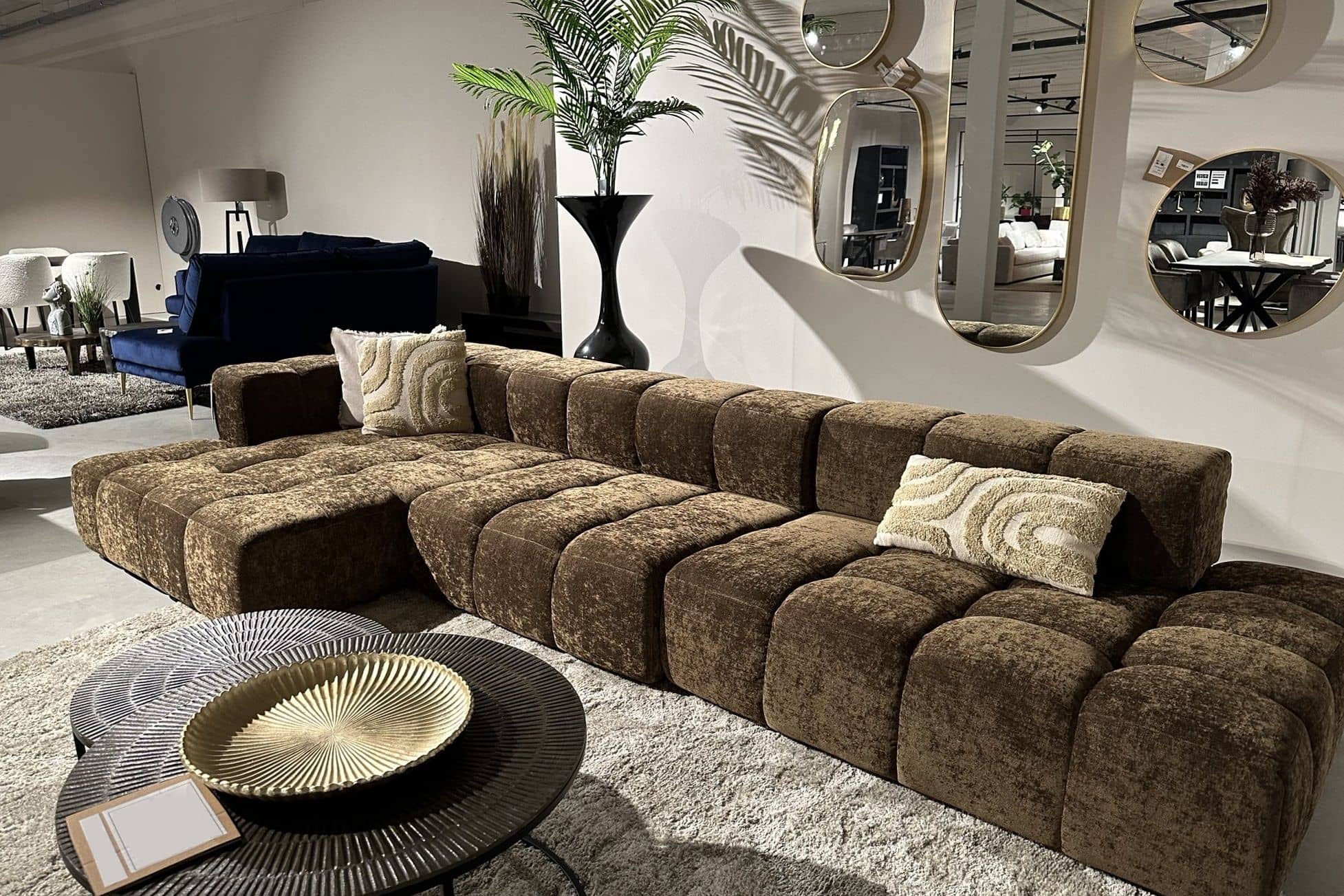 Ecksofa Lucy aus 100 % Recycling-PET – Retro-Charme trifft Nachhaltigkeit - designwerk 