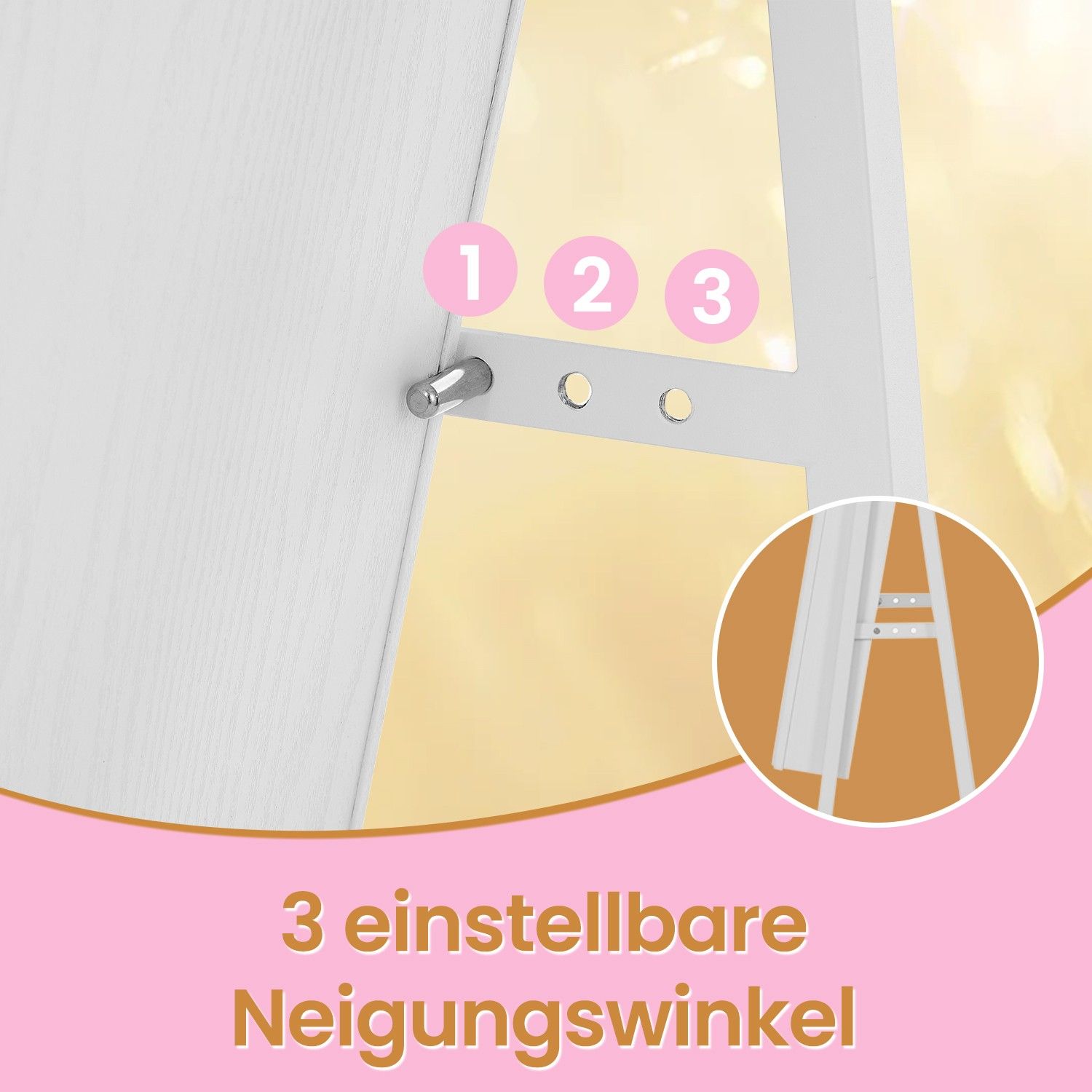 Abschließbarer Schmuckorganizer mit Schublade