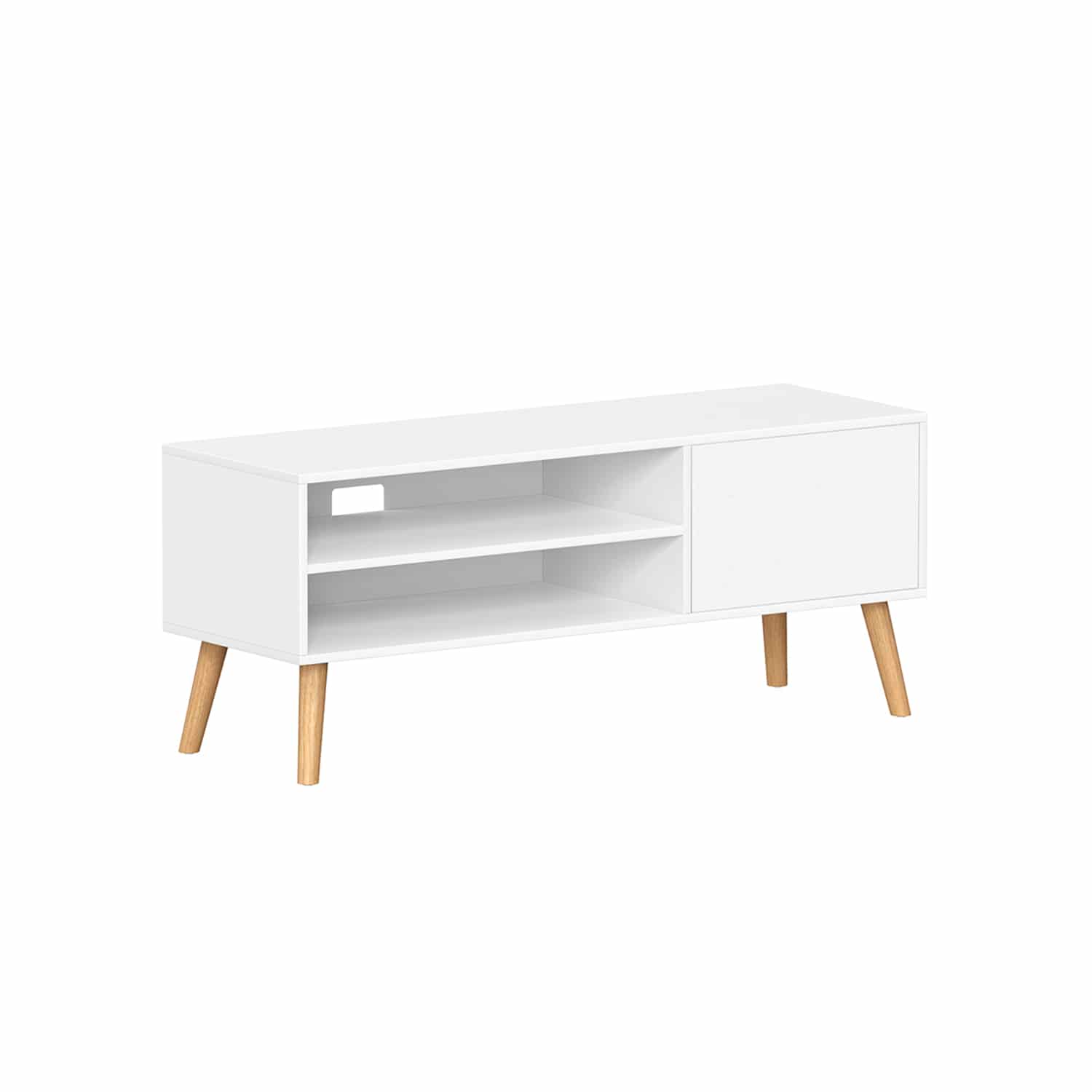 TV-Schrank mit 1 Tür 40 x 120 x 49 cm weiß TV-Schrank mit 1 Tür 40 x 120 x 49 cm weiß