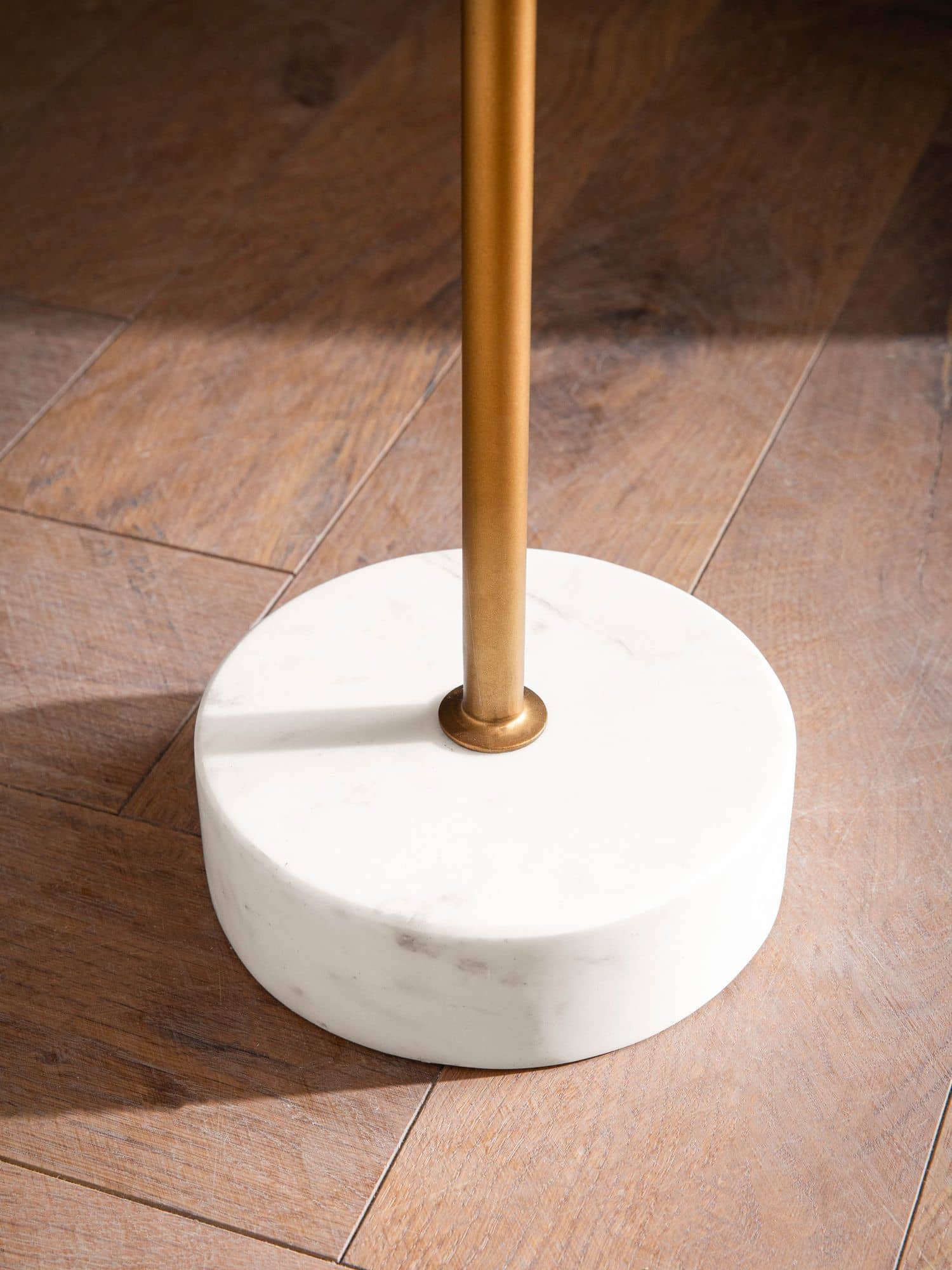 Beistelltisch Mango Massivholz Echter Marmor 45x40x55 cm Anstelltisch