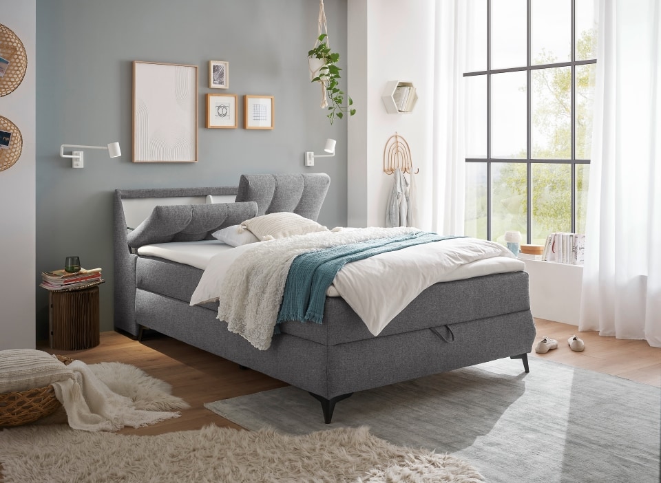 Atlantis-140_Lumos-10-dark-grey_Milieu_FKt Verleihen Sie Ihrem Schlafzimmer Eleganz: Dark Grey Boxbett Atlantis