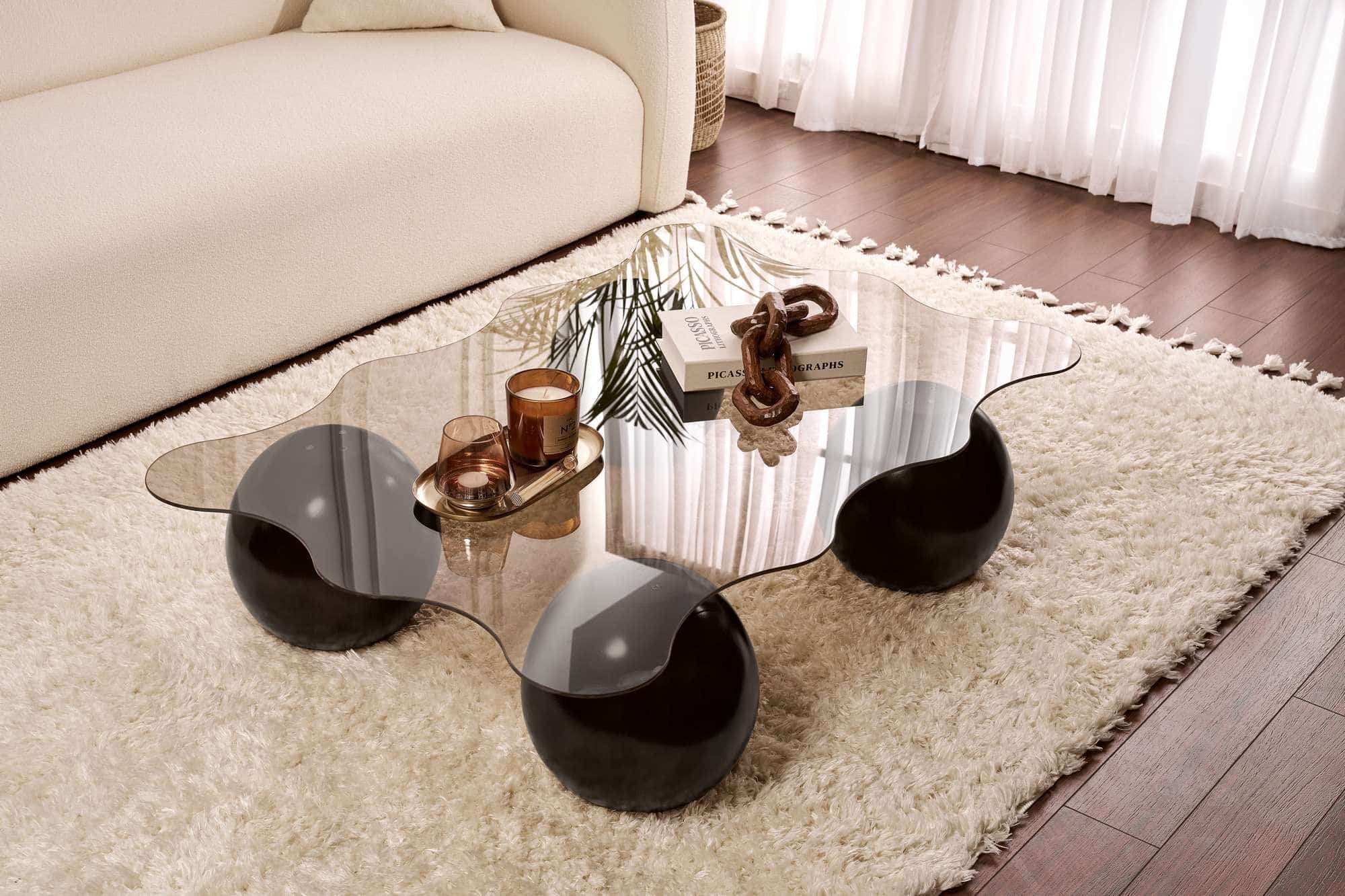 Noxa - schwarz, grau - Couchtisch Noxa - schwarz, grau - Couchtisch