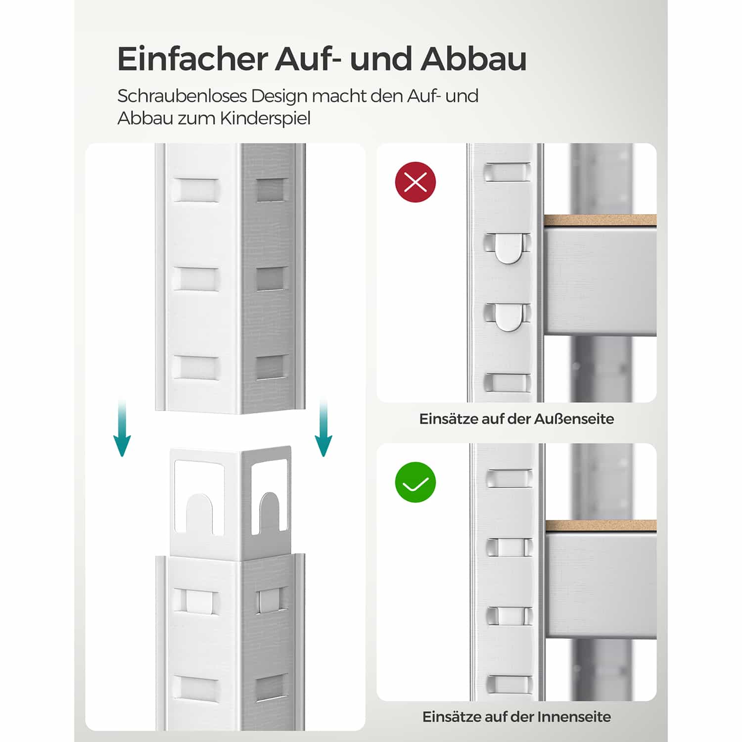 Schwertlastregal silbern-B34GLR044E01 Schwertlastregal silbern-B34GLR044E01