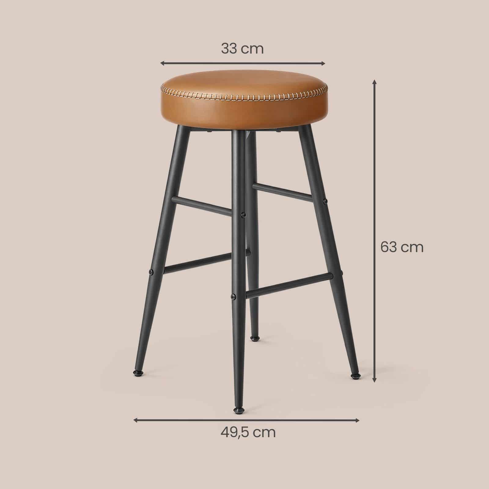 Barhocker 2er Set, Thekenhocker, Küchenstuhl Barhocker 2er Set, Thekenhocker, Küchenstuhl