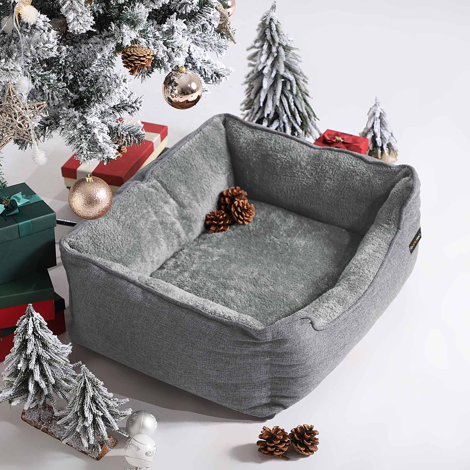 Waschbares Hundebett 90 cm Grau-PGW11GG Waschbares Hundebett 90 cm Grau-PGW11GG