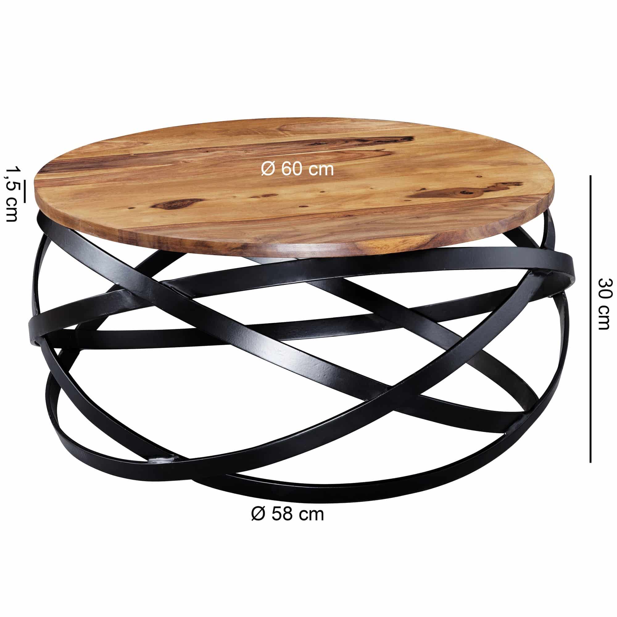 47426-WOHNLING-Couchtisch-60x60x30-cm-Sheesham-WL_3GIPcbjBLlPVtC Couchtisch MANUR 60x30x60 cm Sheesham Massivholz / Metall Sofatisch