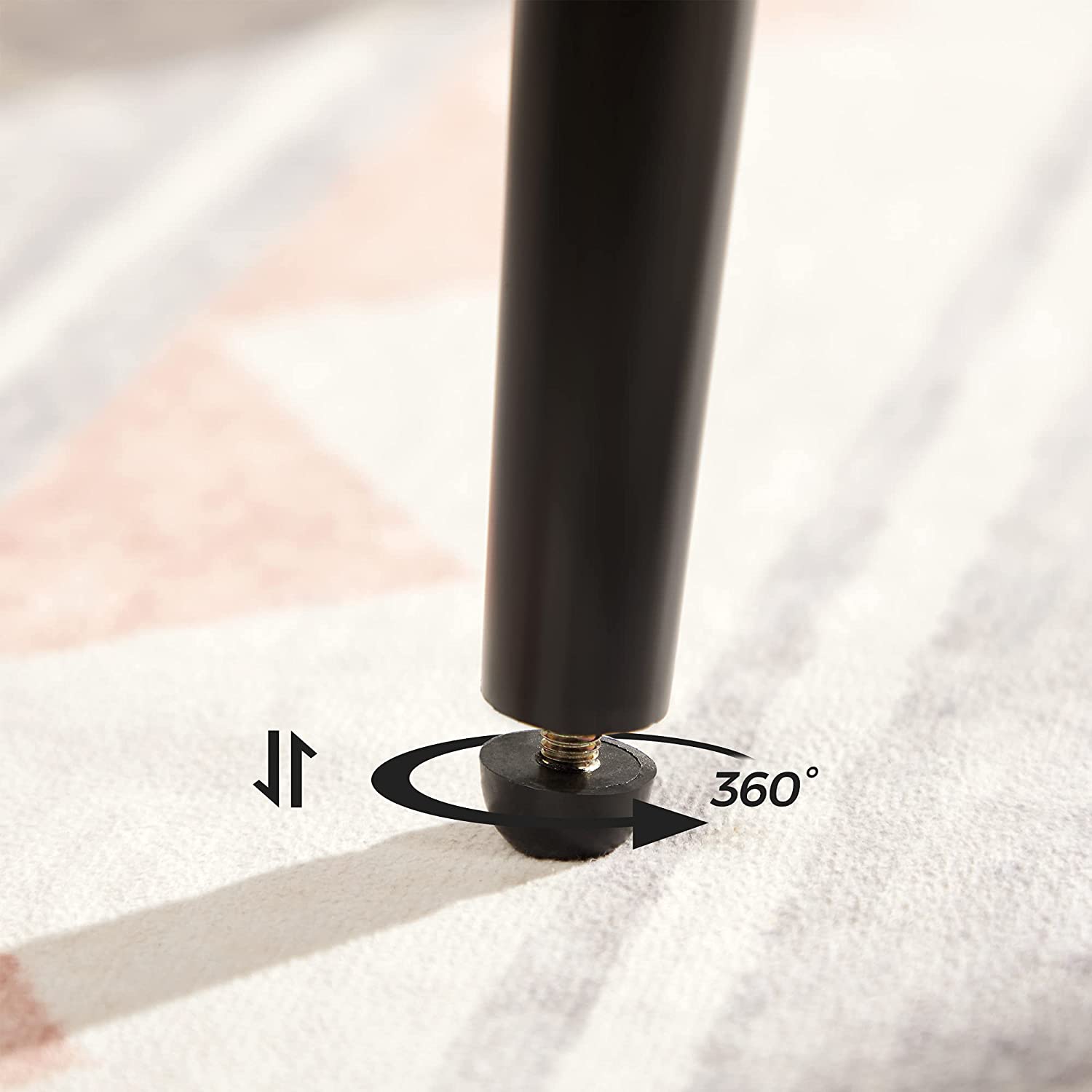 Esszimmerstuhl mit PU-Bezug und Armlehnen-LDC079G01