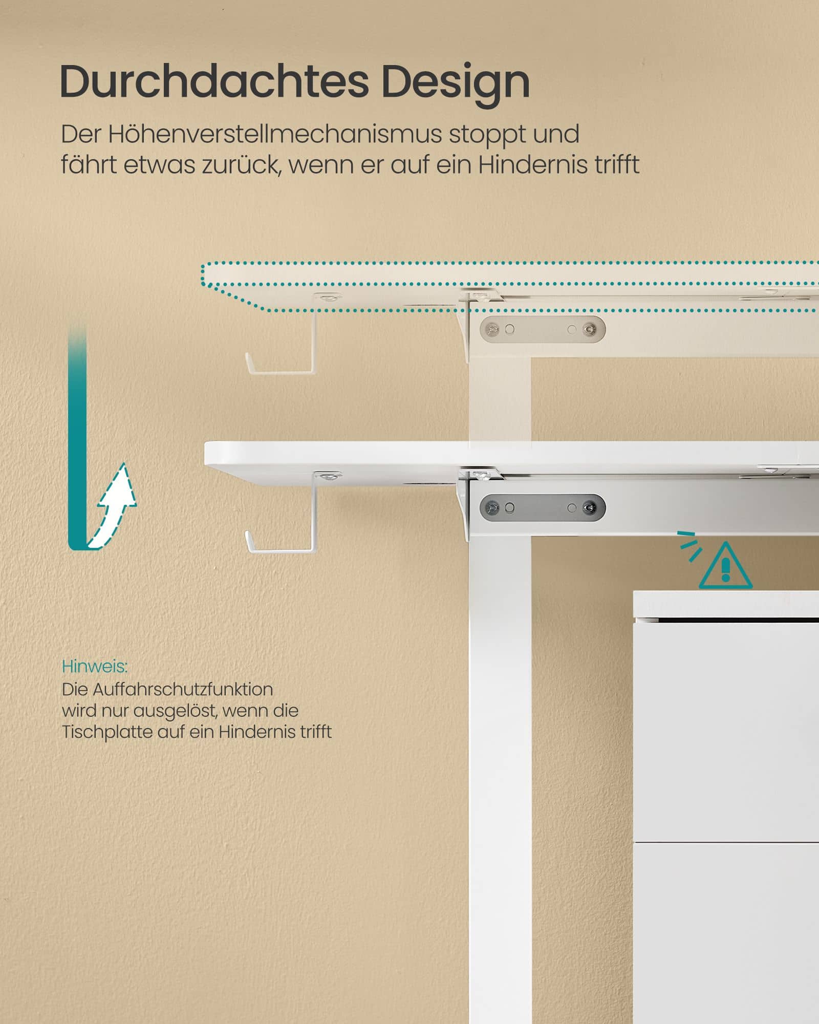 Höhenverstellbarer Schreibtisch elektrisch 70 x 160 x (72-120) cm Höhenverstellbarer Schreibtisch elektrisch 70 x 160 x (72-120) cm