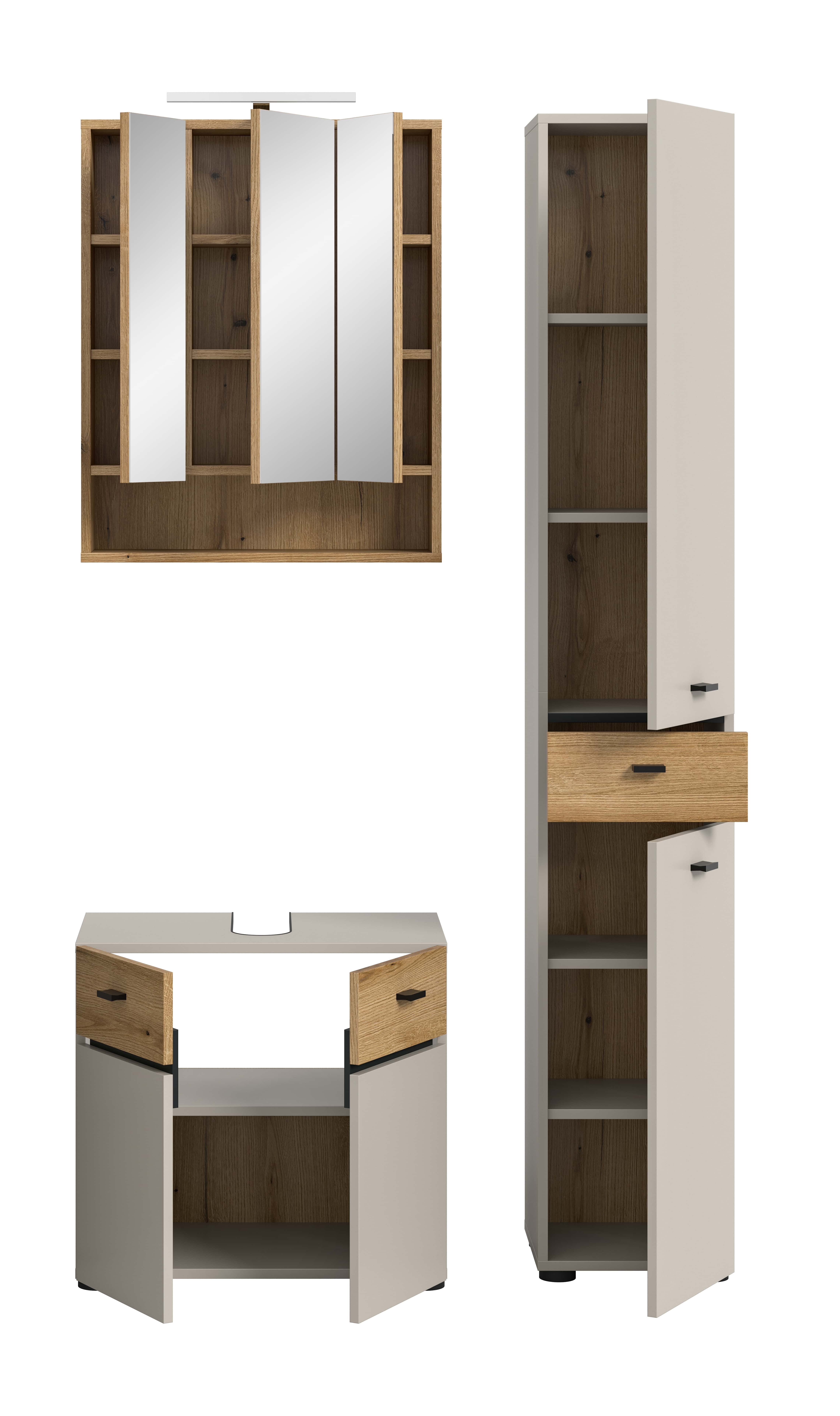 Aqua Badkombination inkl. Beleuchtung Aqua Badkombination inkl. Beleuchtung