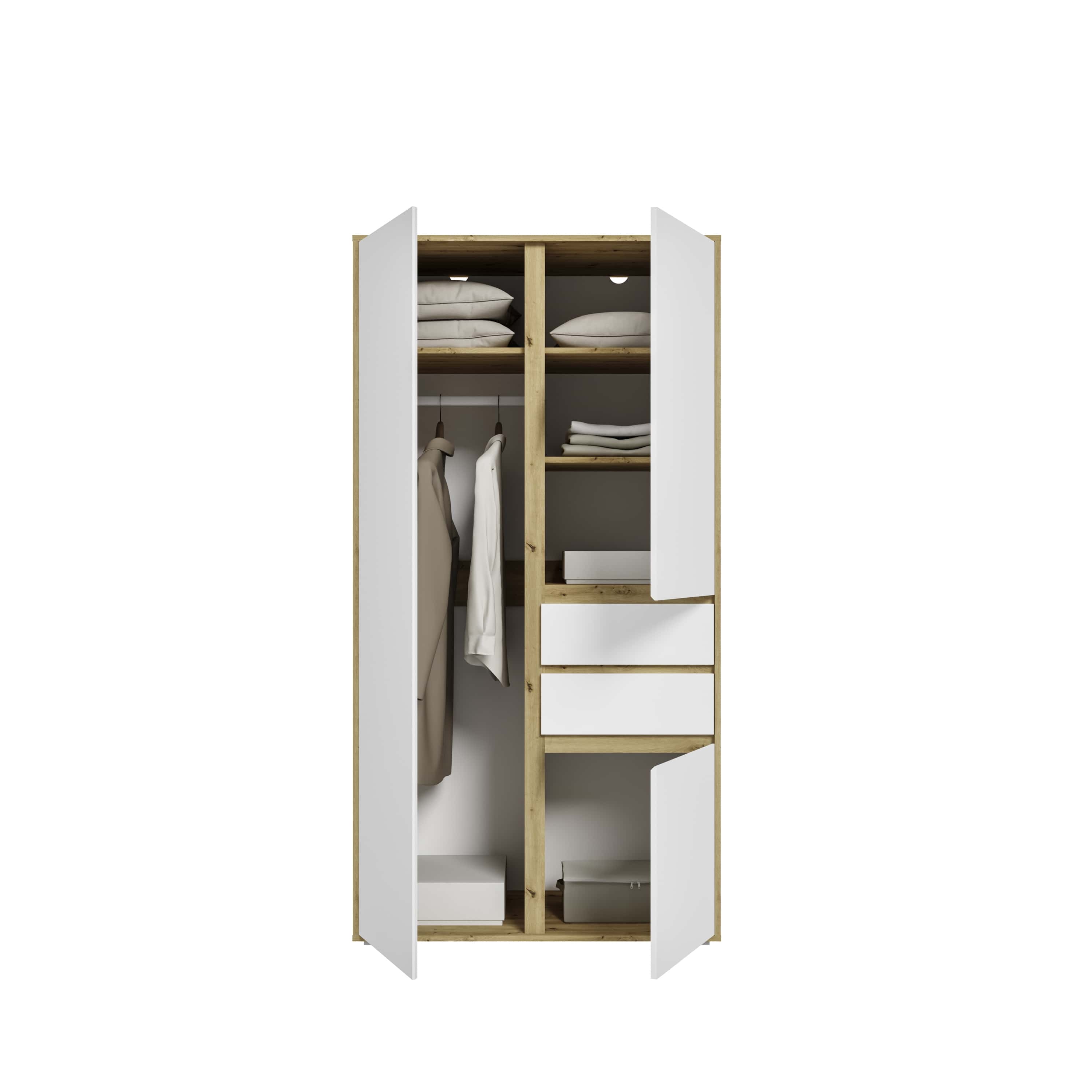 Falun Kleiderschrank 2-türig