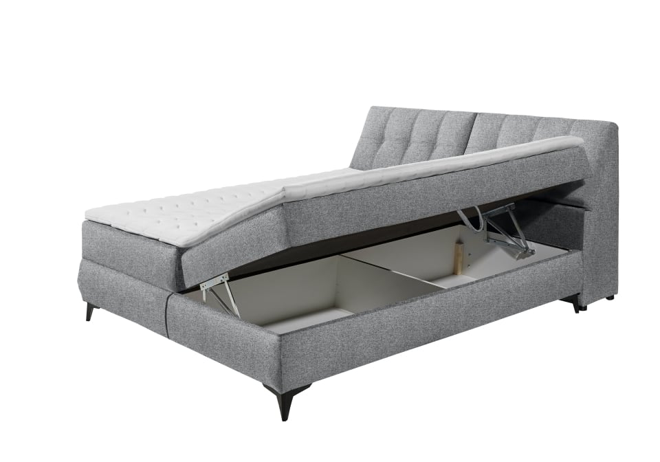 Atlantis-180_Lumos-08-grey_Fkt Graue Eleganz: Boxbett Atlantis in Flachgewebe - Myhomelando