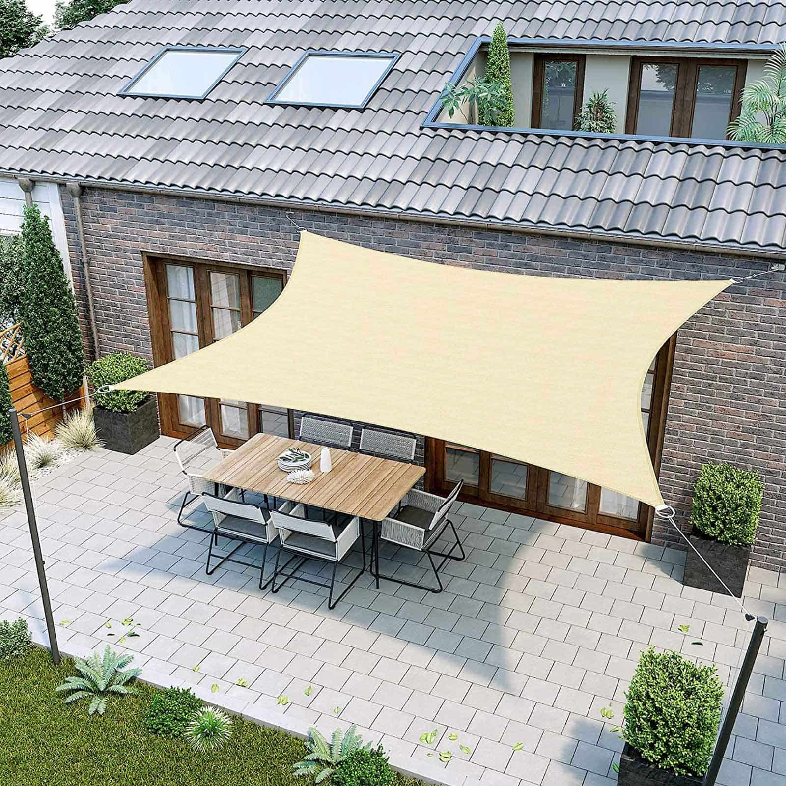 Sonnensegel 3 x 4 m Sand-GSH34EY