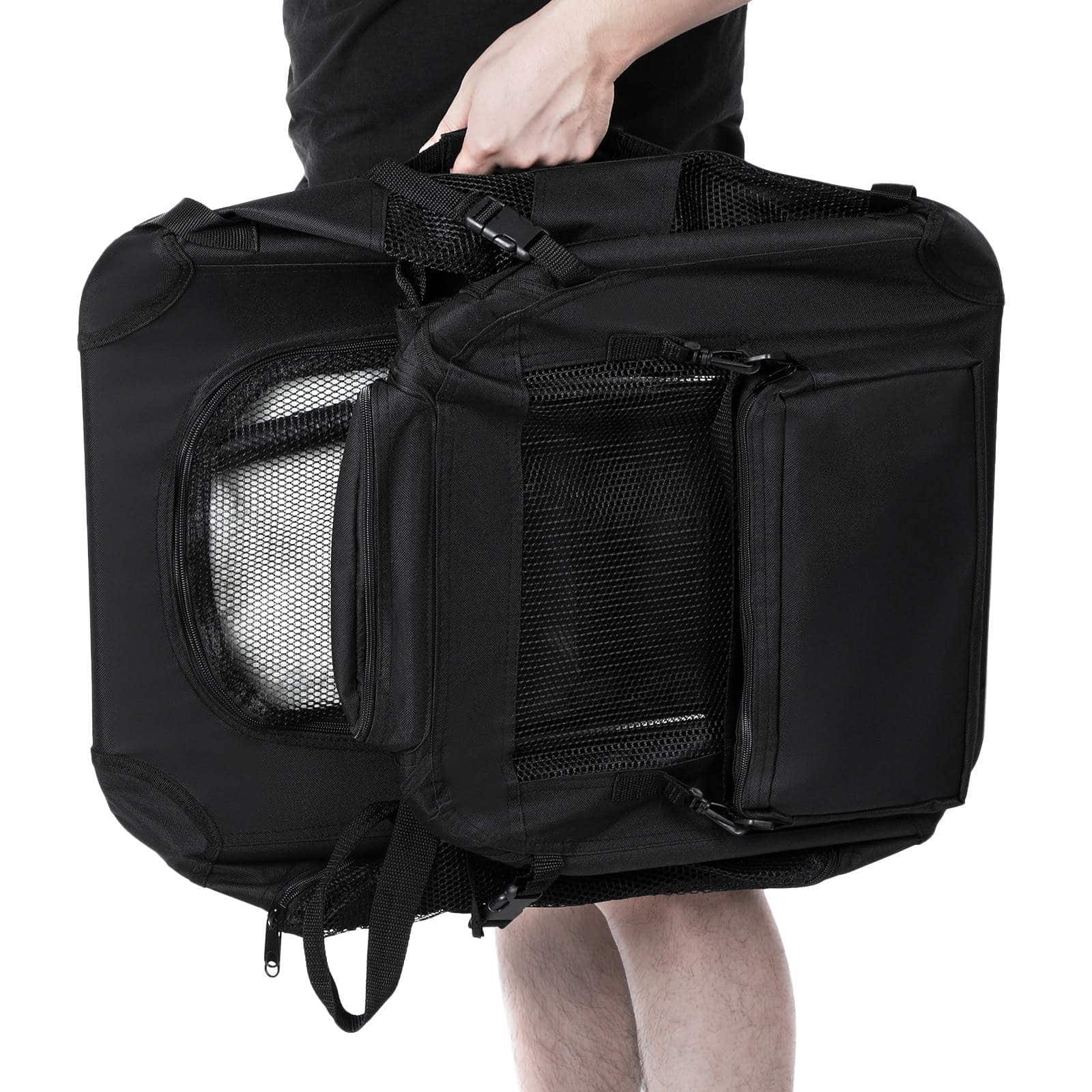 Haustier-Transporttasche Schwarz XL-PDC10H