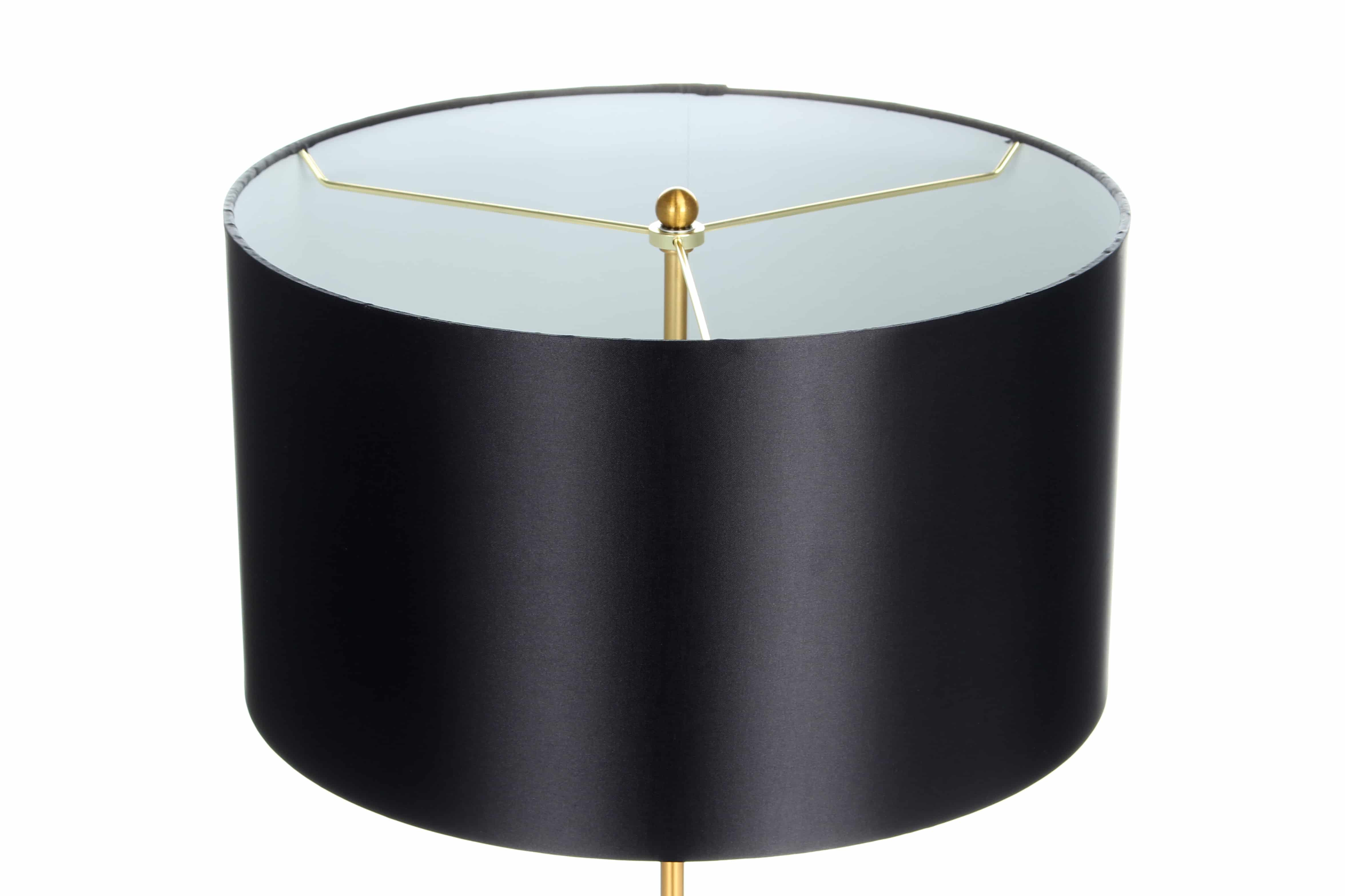 Tischlampe Piona 110 Schwarz / Gold / Weiß Tischlampe Piona 110 Schwarz / Gold / Weiß