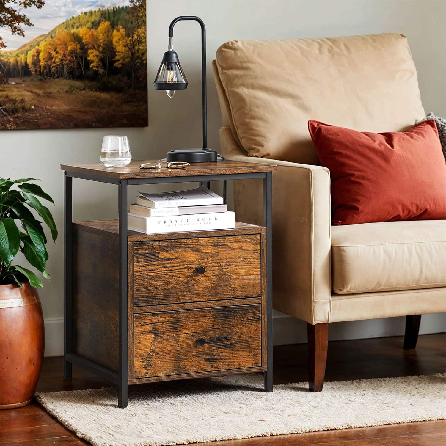 Nachttisch 45 x 45 x 60 cm Nachttisch 45 x 45 x 60 cm