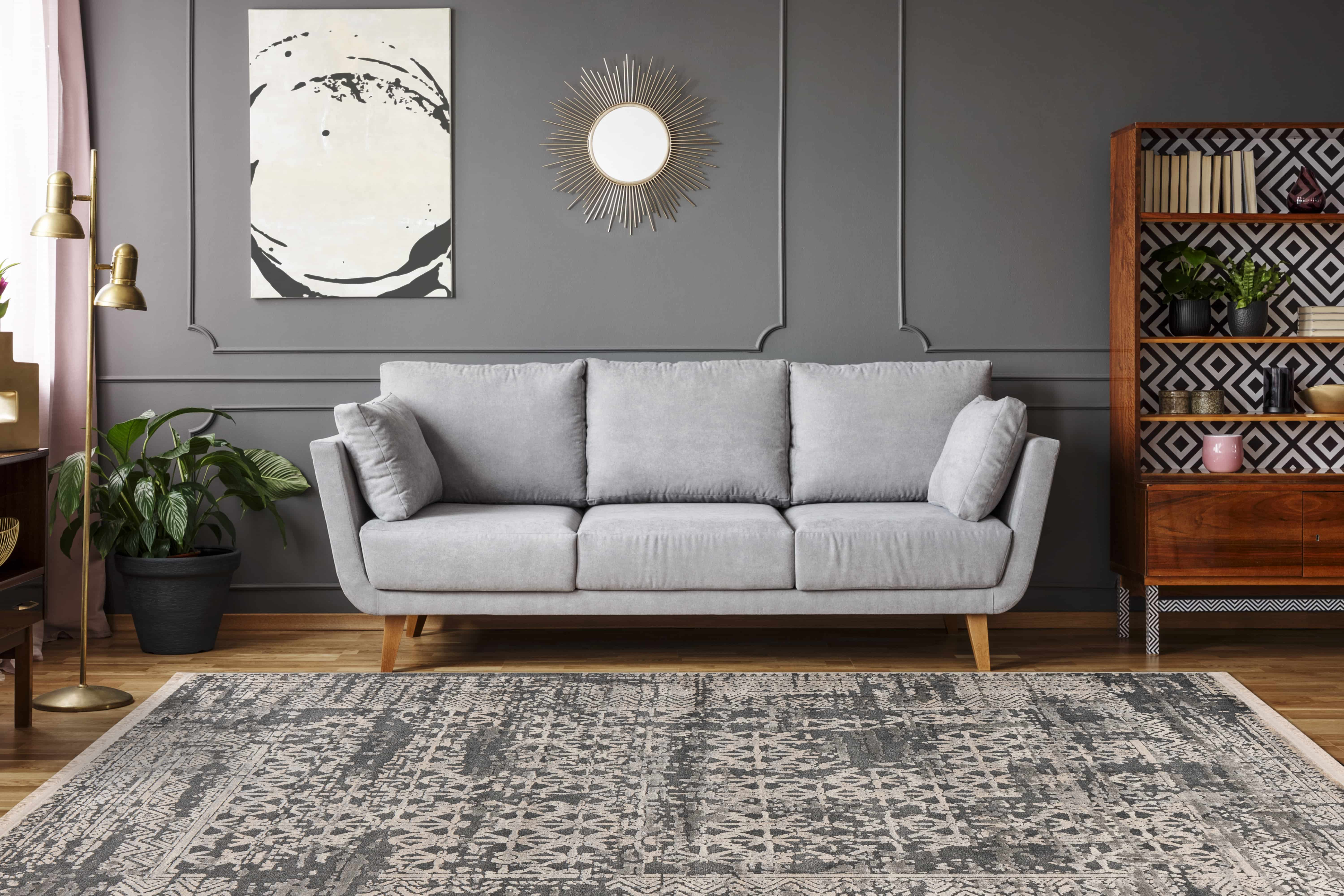 Teppich Adela 325 Grau 80 x 150 cm | Flachflor-Teppich Teppich Adela 325 Grau 80 x 150 cm | Flachflor-Teppich