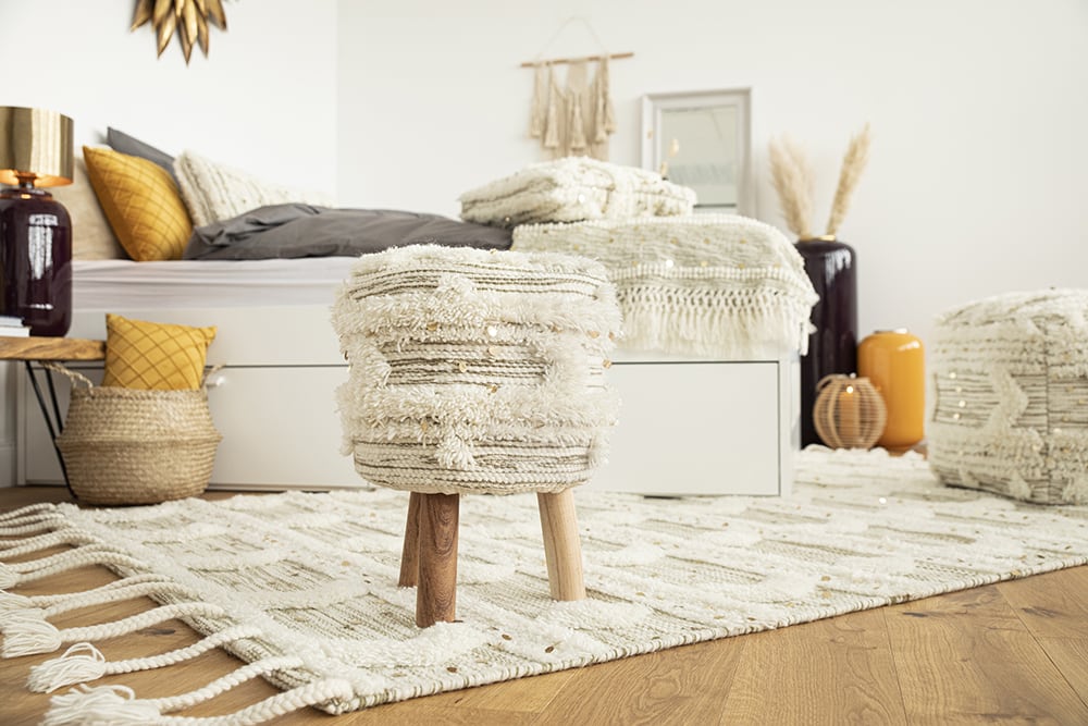 Hocker Bohist 425 Creme / Khaki Hocker Bohist 425 Creme / Khaki