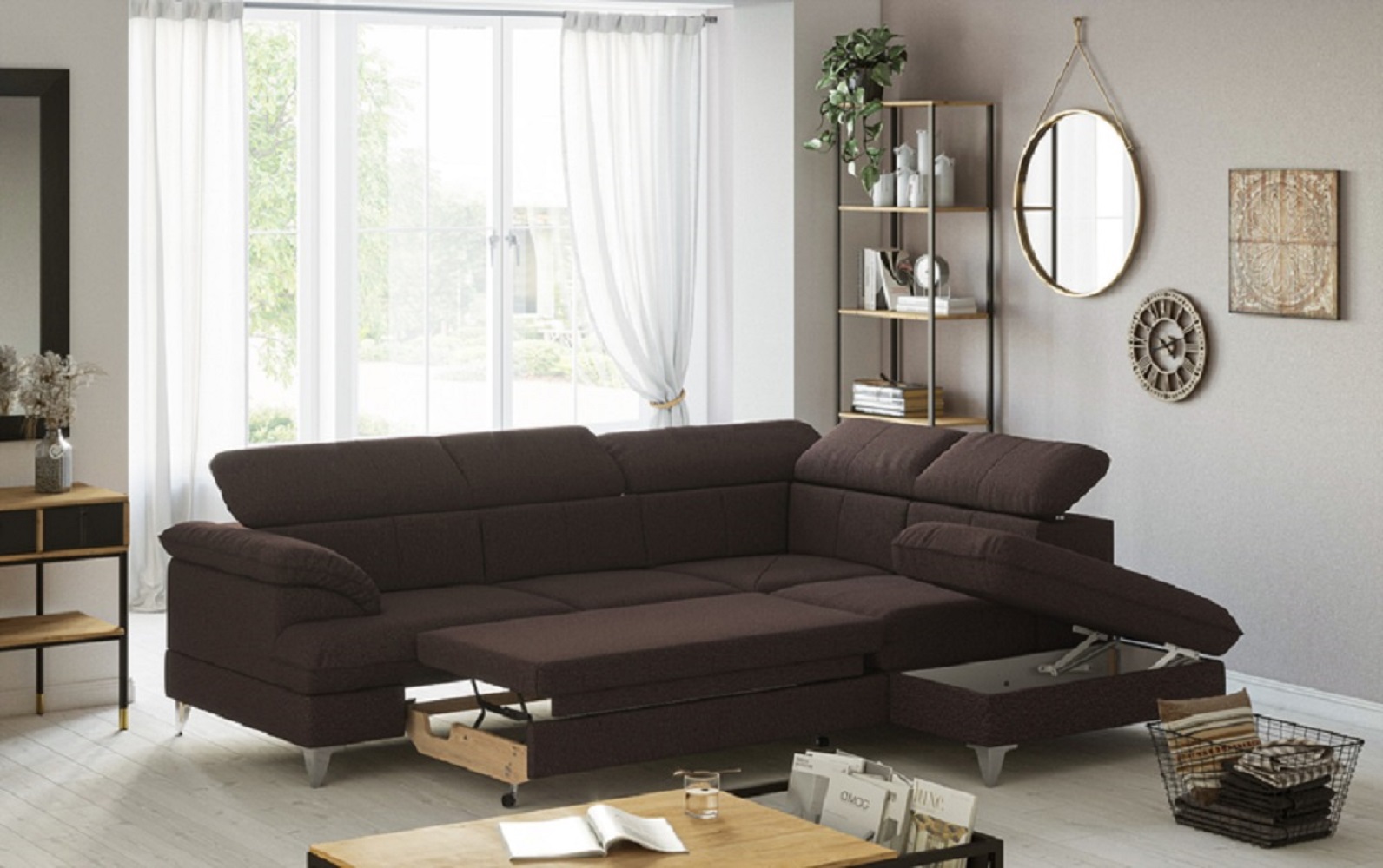 Ecksofa David mit Schlaffunktion - Cotta Ecksofa David mit Schlaffunktion - Cotta