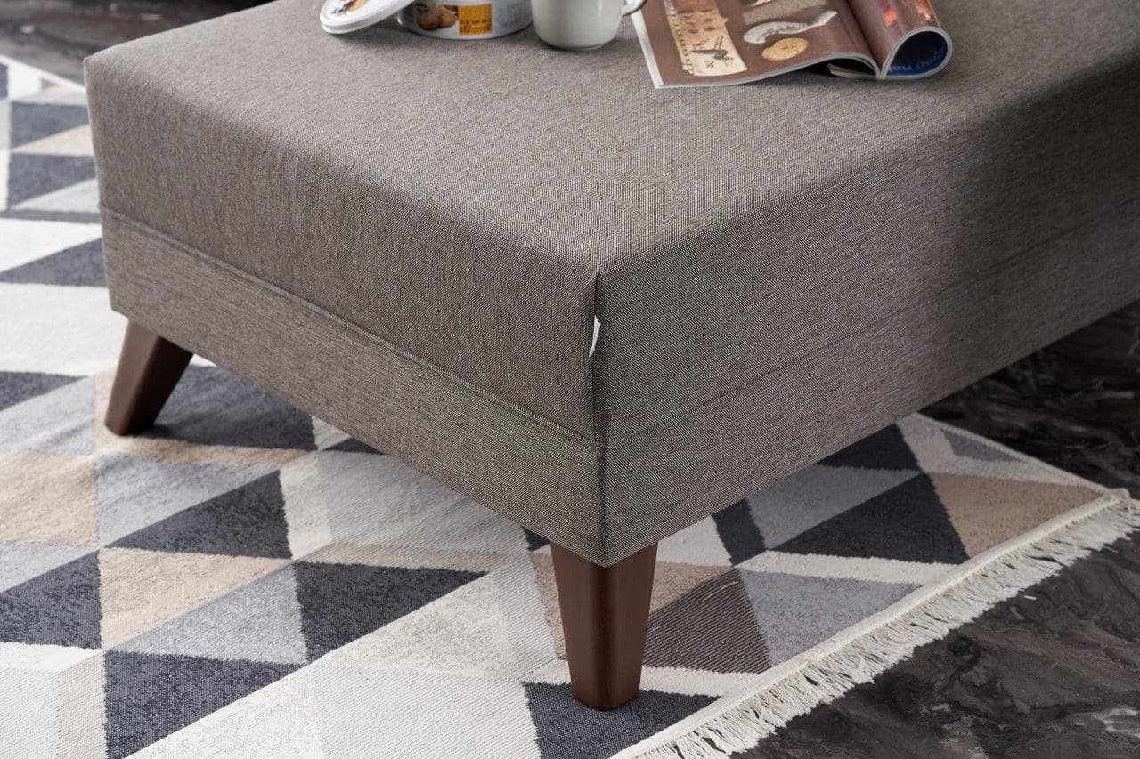 Ecksofa Bella - mit losen Rückenkissen