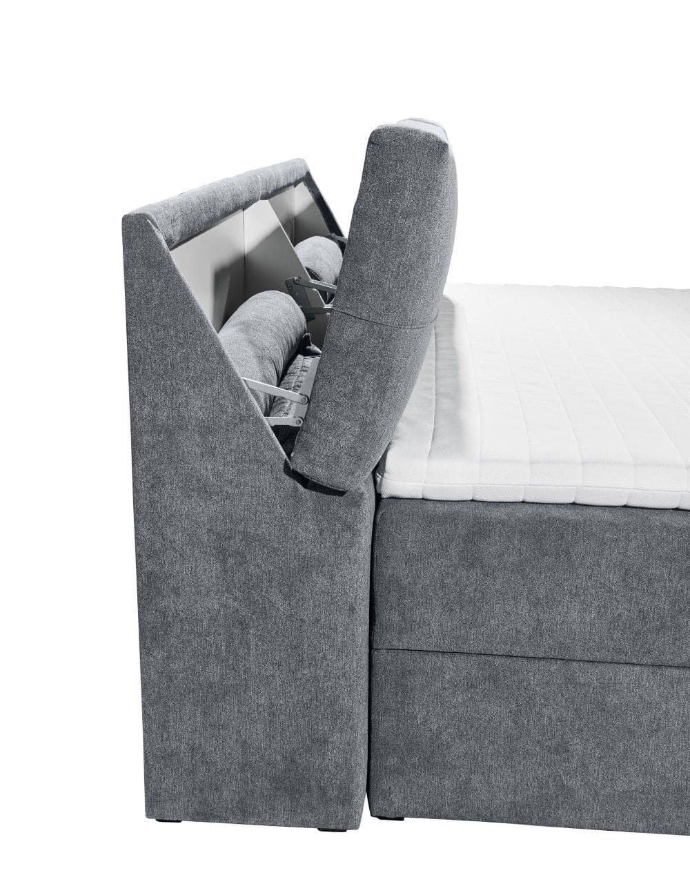 Boxspringbett Redmond Uran mit Stauraum von ED Exciting Design Boxspringbett Redmond Uran mit Stauraum von ED Exciting Design