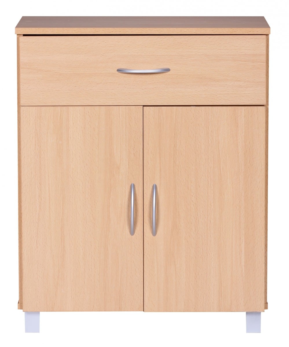 35977-WOHNLING-Sideboard-Buche-60-x-75-cm-WL1-335-WL1-_1 Sideboard Buche WL1.335 60x75x30cm Kommode mit Schublade und Türen