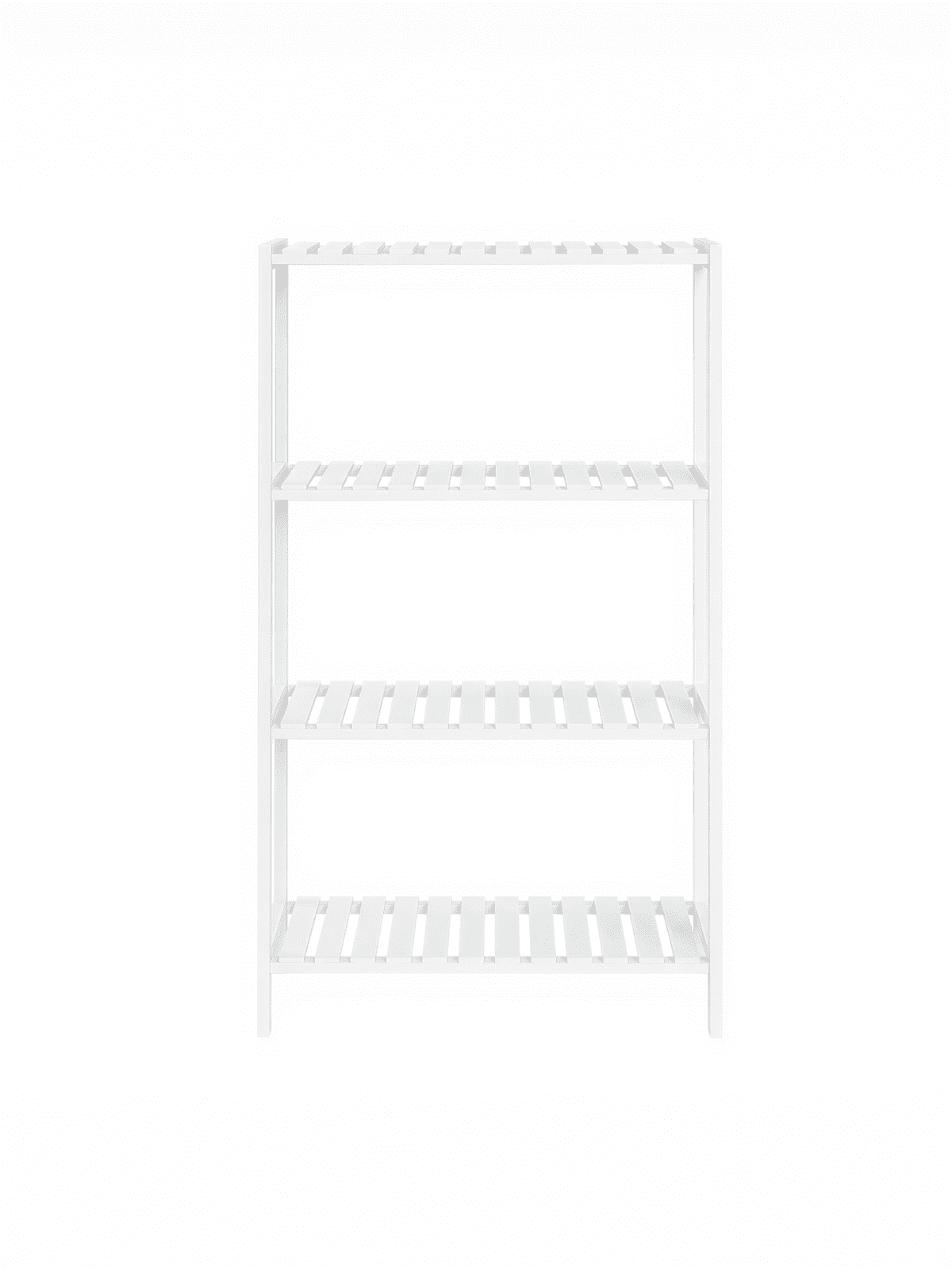 4-stöckiges Bambusregal, Aufbewahrungsregal, vielseitige