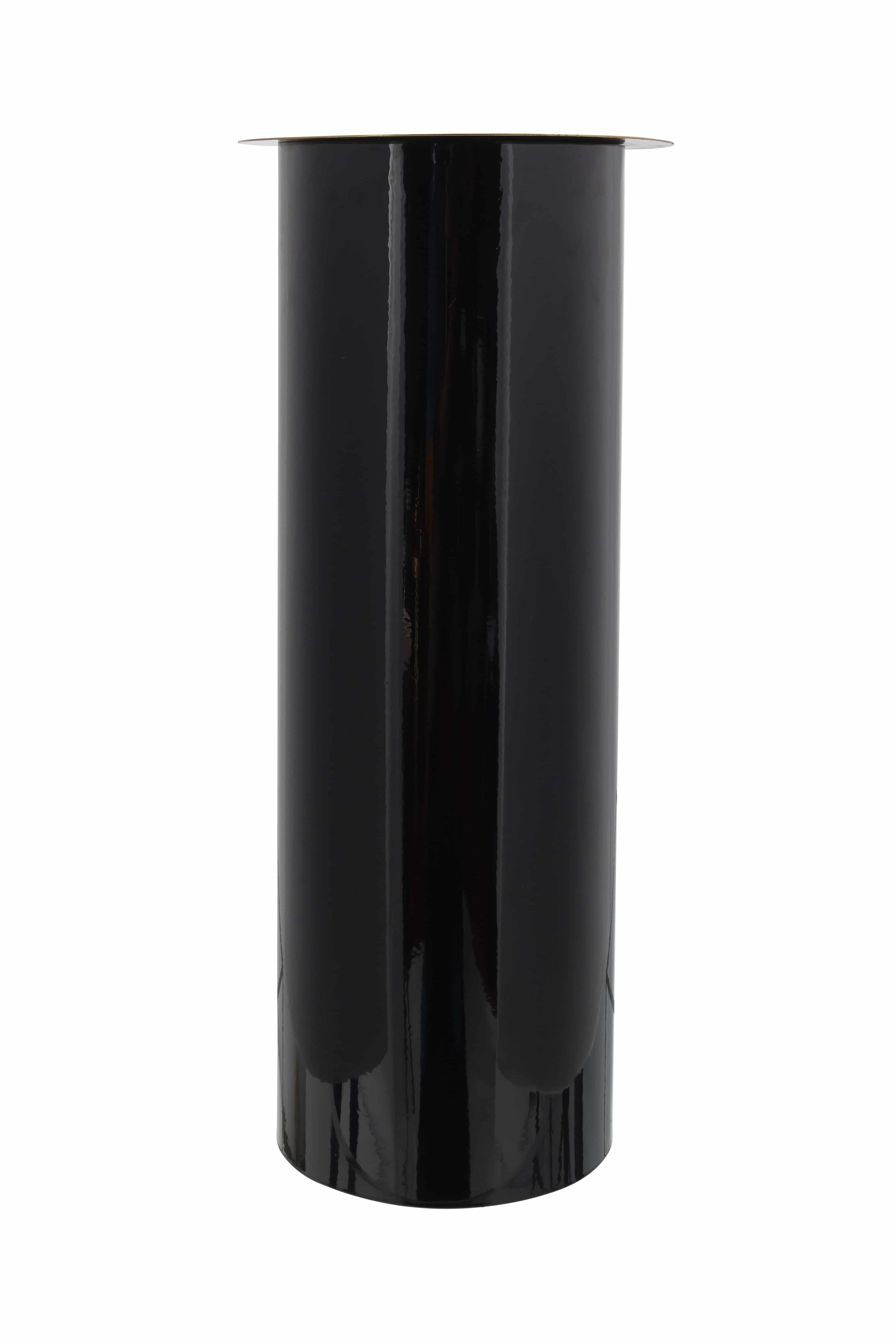 Bodenkerzenständer Art Deco 185 Taupe / Gold