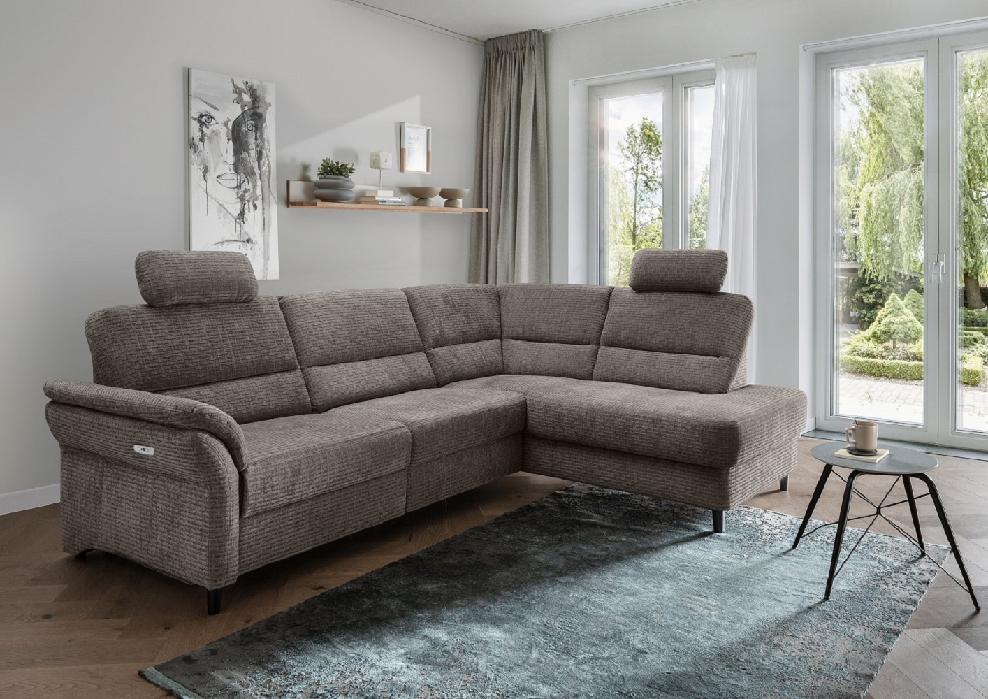 Das Ecksofa Cavoli mit elektronischer Relaxfunktion – Benformato