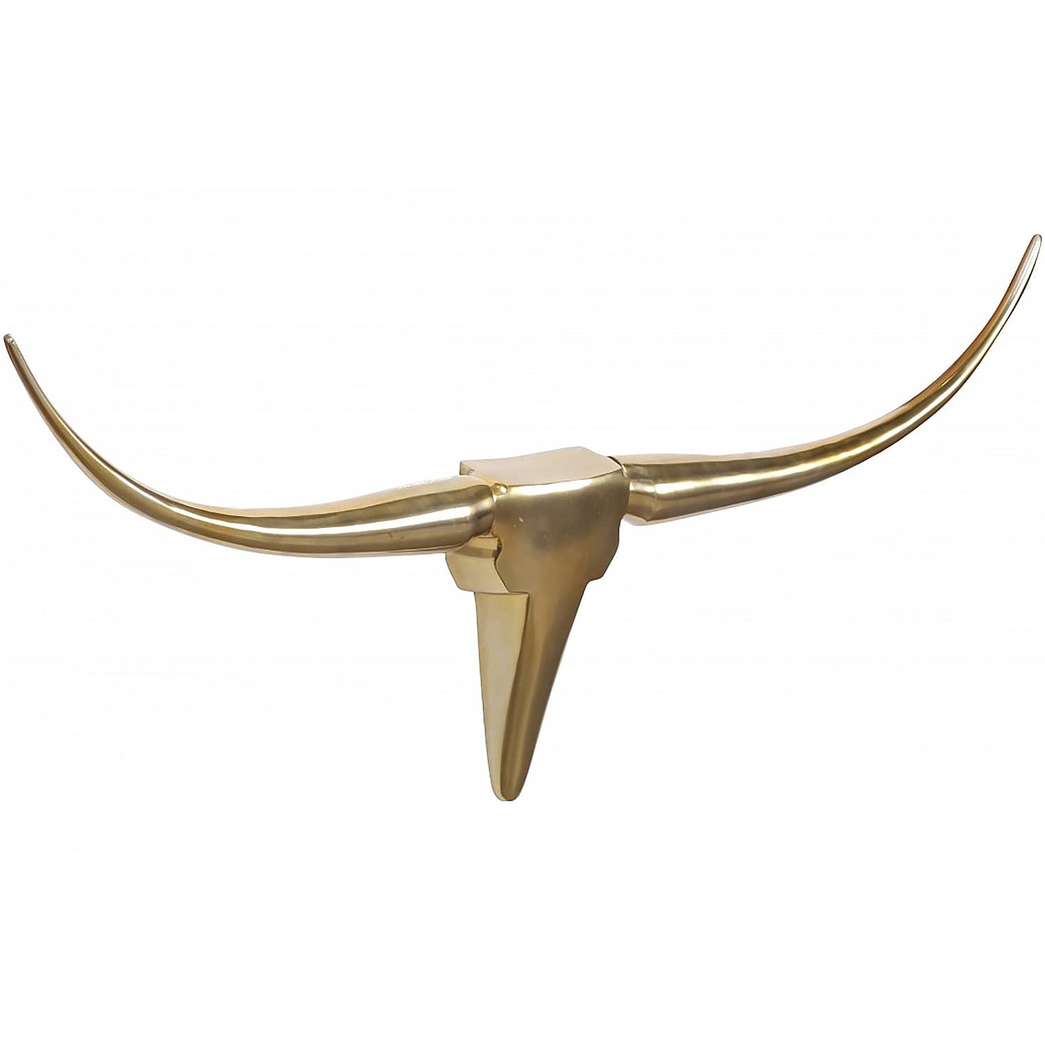 Deko Geweih Bull M WL1.392 Gold 100 cm Aluminium Design Hörner Deko Geweih Bull M WL1.392 Gold 100 cm Aluminium Design Hörner