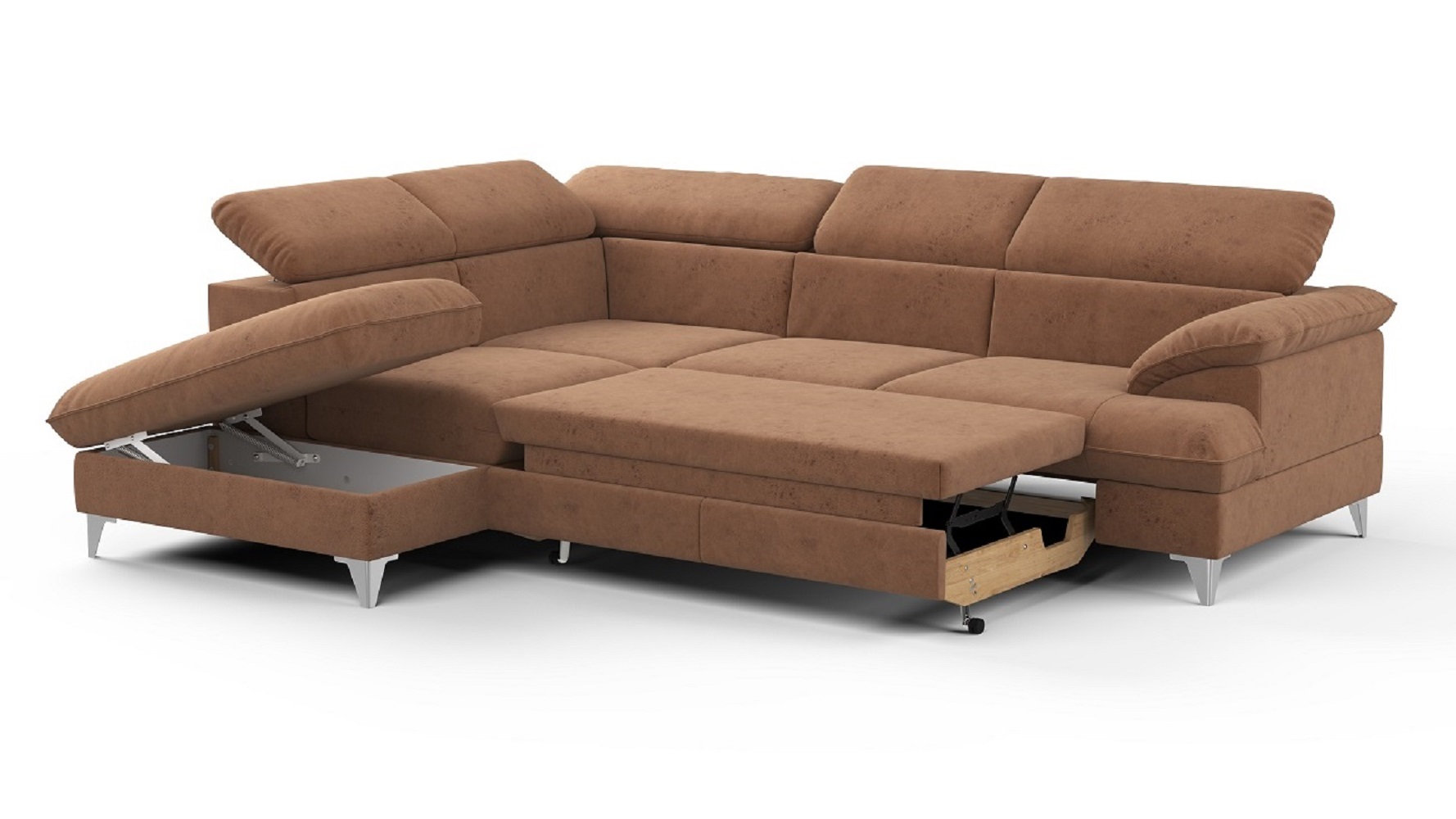 Ecksofa David mit Schlaffunktion - Cotta