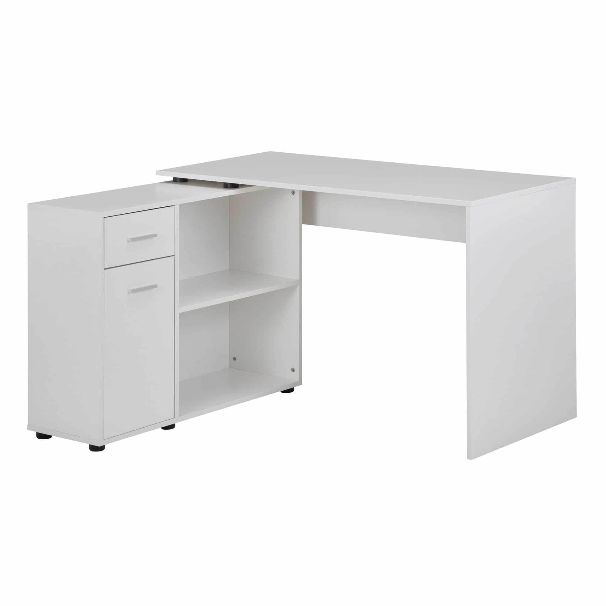 45943-WOHNLING-Design-Schreibtisch-mit-Regal-Eckschreibtisch-Weiss-Moderner-Buerotisch-Computertisch-Arbeitszimmer-Winkelschreibtisch-Home-Office-WL5-305-WL5-305_2BMww3gKT0Y7QX Design Eckschreibtisch mit Regal Weiß 120 x 75,5 x 106,5 cm
