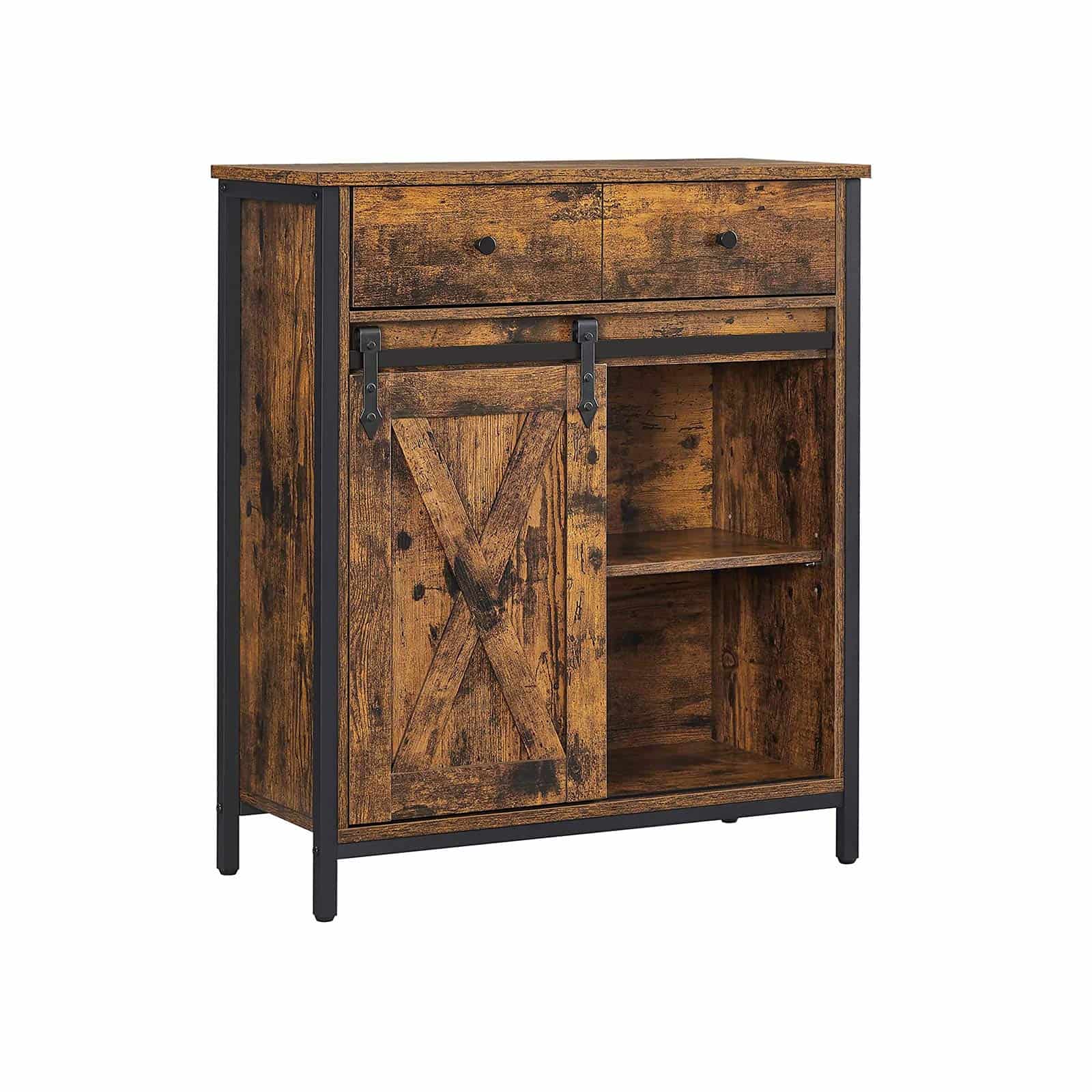 Beistellschrank mit Schublade Industriestil-B34LSC100B01 Beistellschrank mit Schublade Industriestil-B34LSC100B01