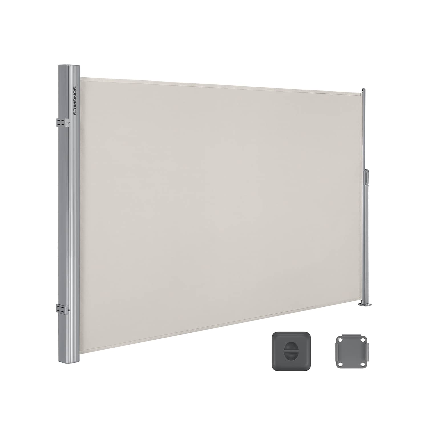 Seitenmarkise 200 x 350 cm Beige-GSA205E Seitenmarkise 200 x 350 cm Beige-GSA205E