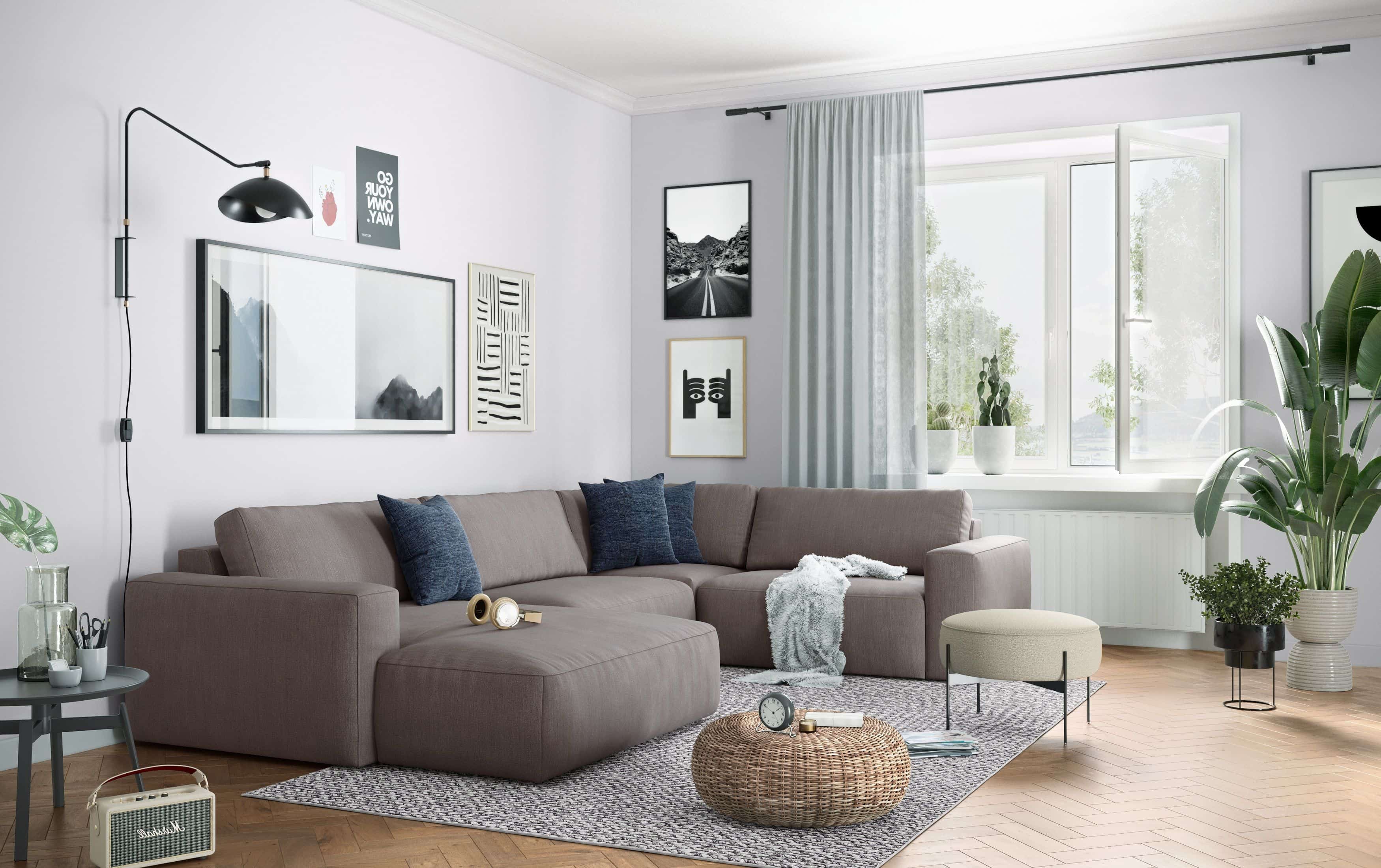 Wohnlandschaft U-Form Lasso - Cotta Wohnlandschaft U-Form Lasso - Cotta