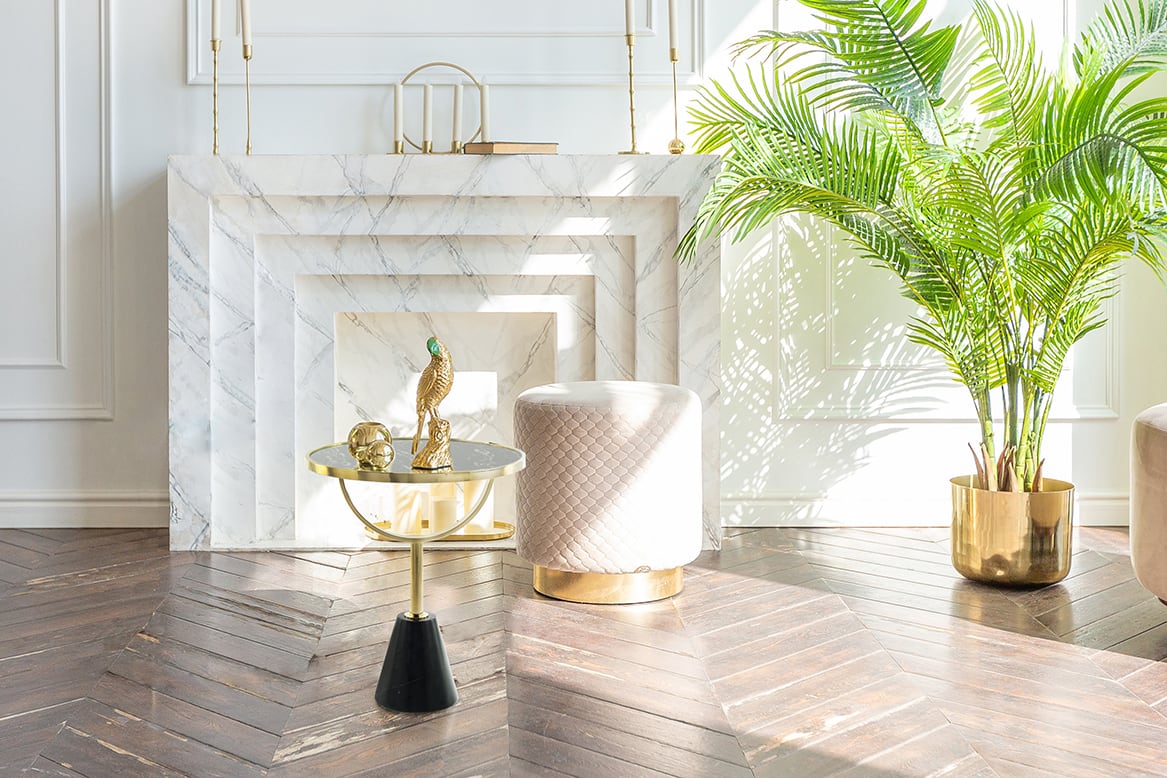 Beistelltisch Rocio 100 Weiß