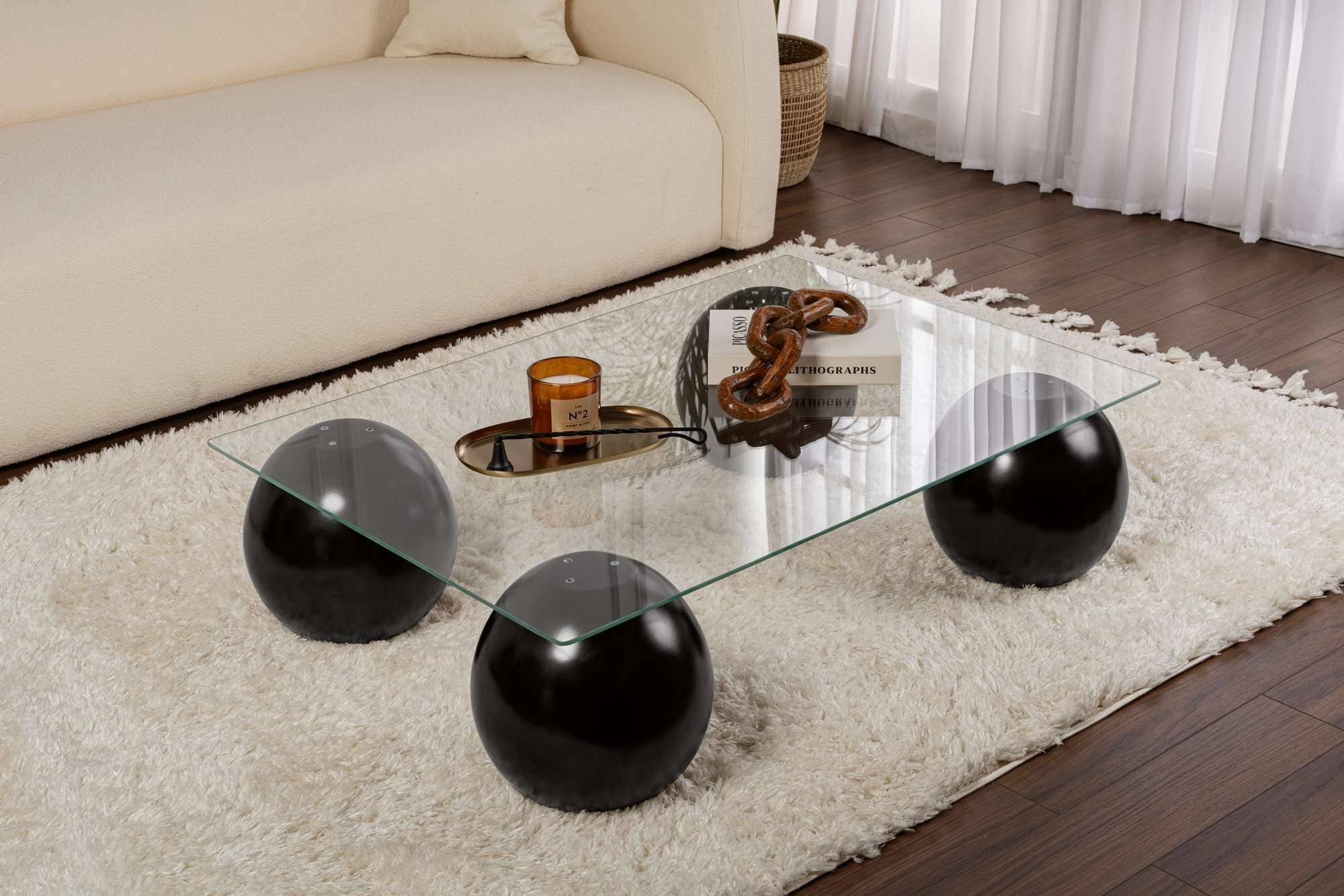 Sera - schwarz, transparent - Couchtisch Sera - schwarz, transparent - Couchtisch