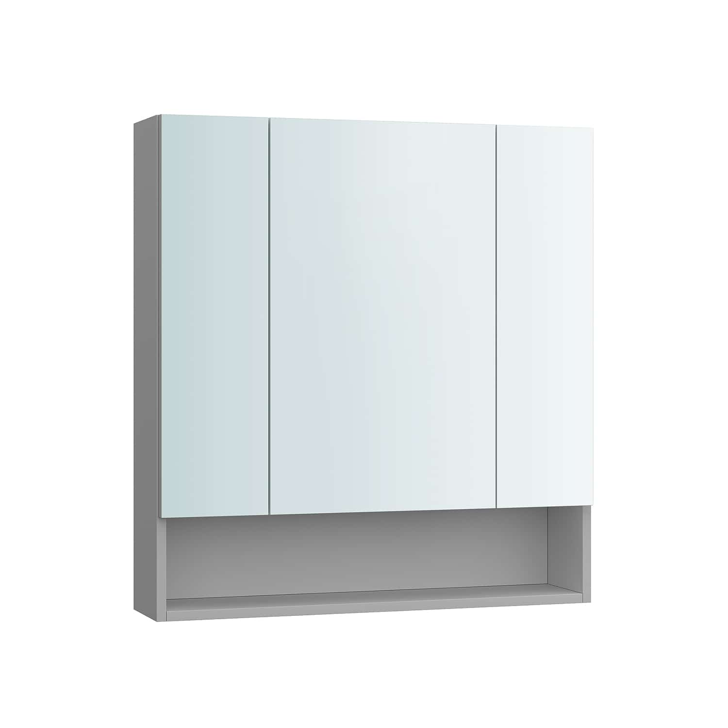 Badezimmerschrank mit 3 Türen 16,5 x 70 x 75 cm Badezimmerschrank mit 3 Türen 16,5 x 70 x 75 cm