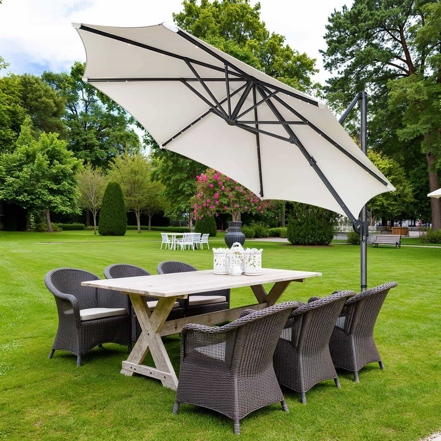 Sonnenschirm, Ampelschirm, 300 cm Sonnenschirm, Ampelschirm, 300 cm